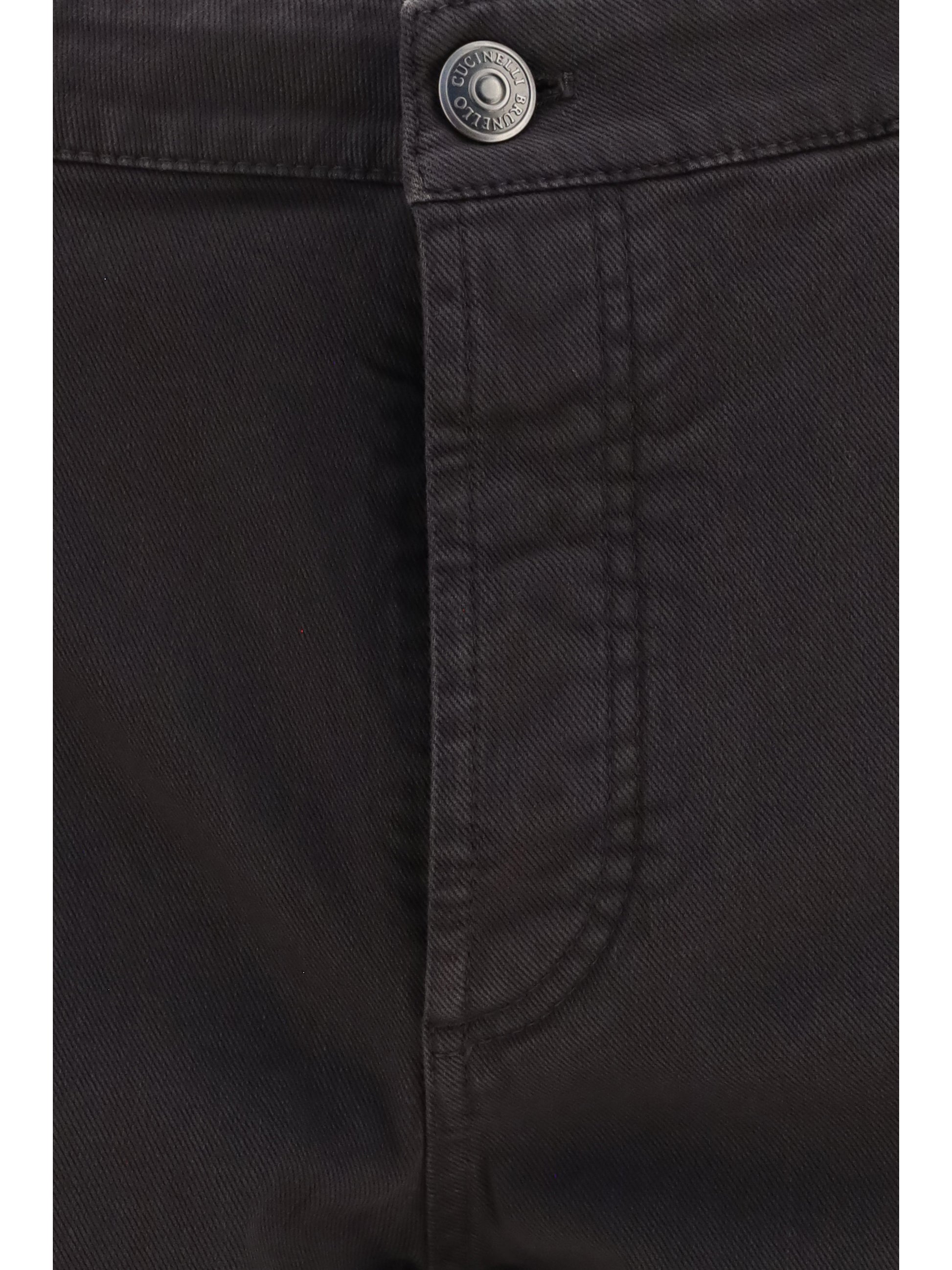Brunello Cucinelli Men Jeans With Turn-Up Hem BRUNELLO CUCINELLI
