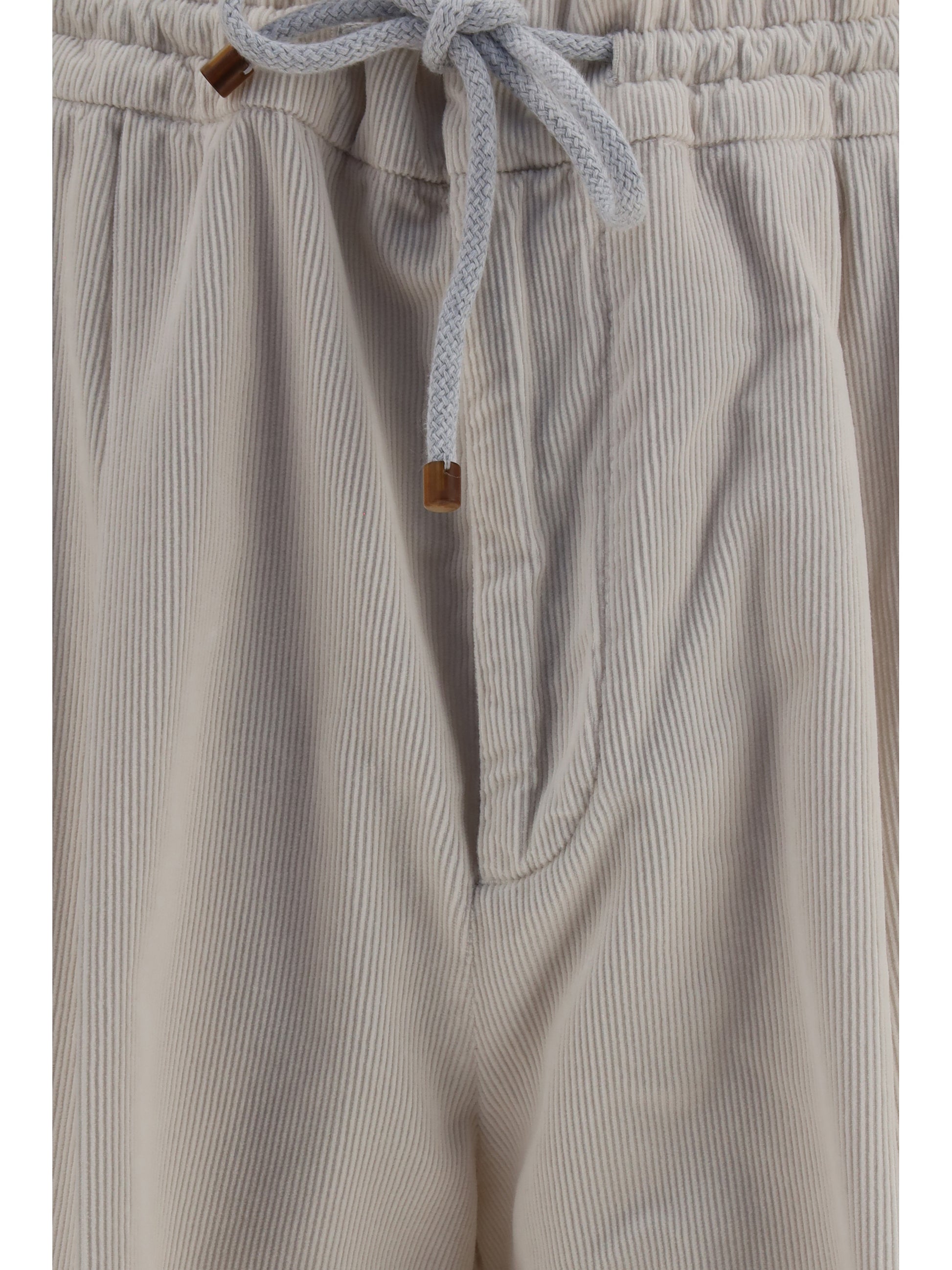 Brunello Cucinelli Men Corduroy Drawstring Pants BRUNELLO CUCINELLI
