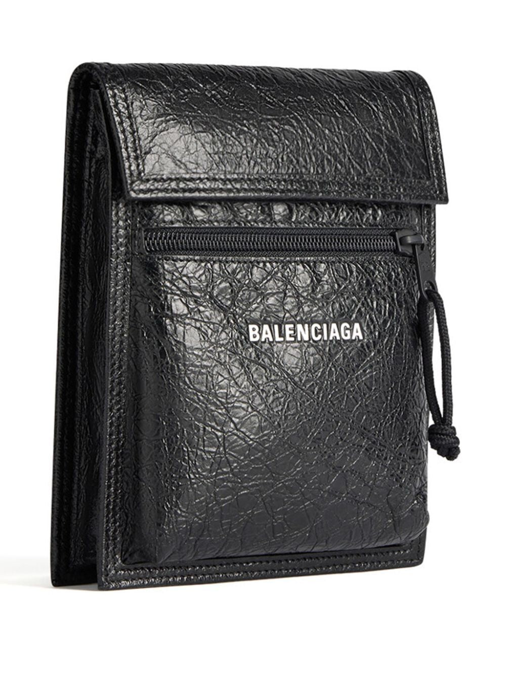 Balenciaga Men Explorer Small Pouch With Strap BALENCIAGA