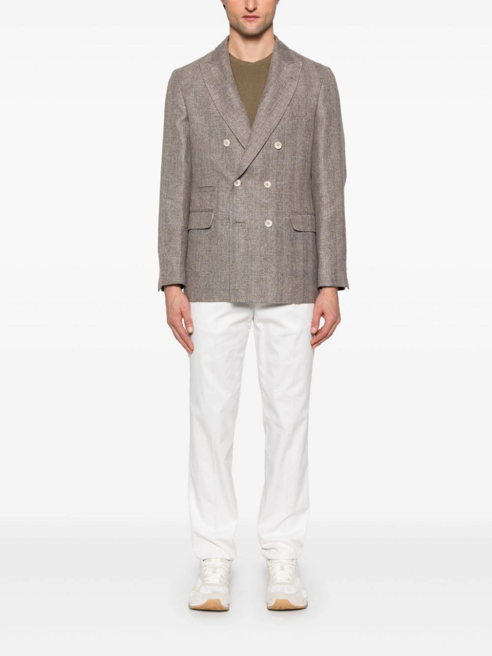 Brunello Cucinelli Men Garment-Dyed Leisure Fit Pants BRUNELLO CUCINELLI