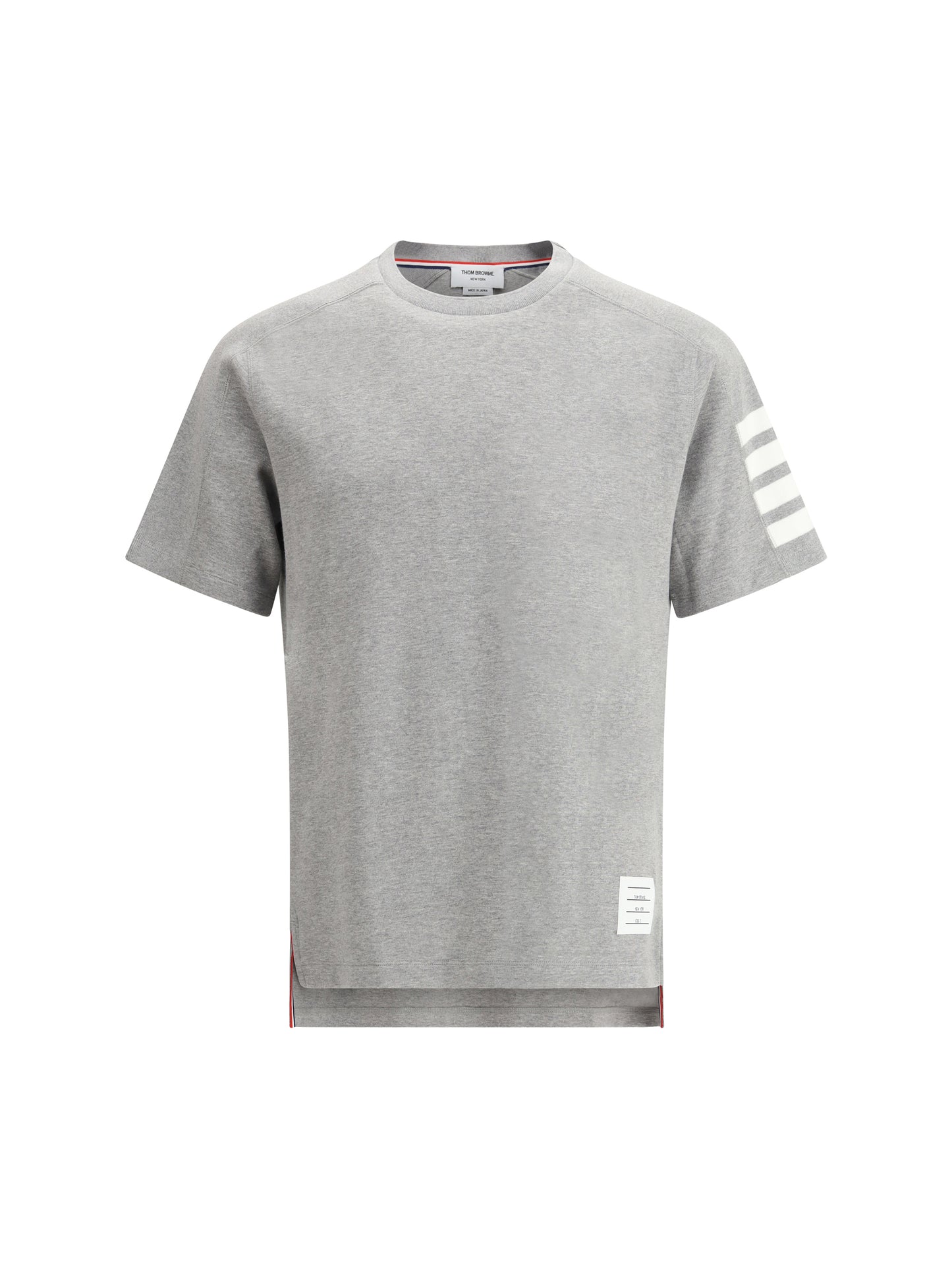 Thom Browne Men T-Shirt With Horizontal Bands THOM BROWNE