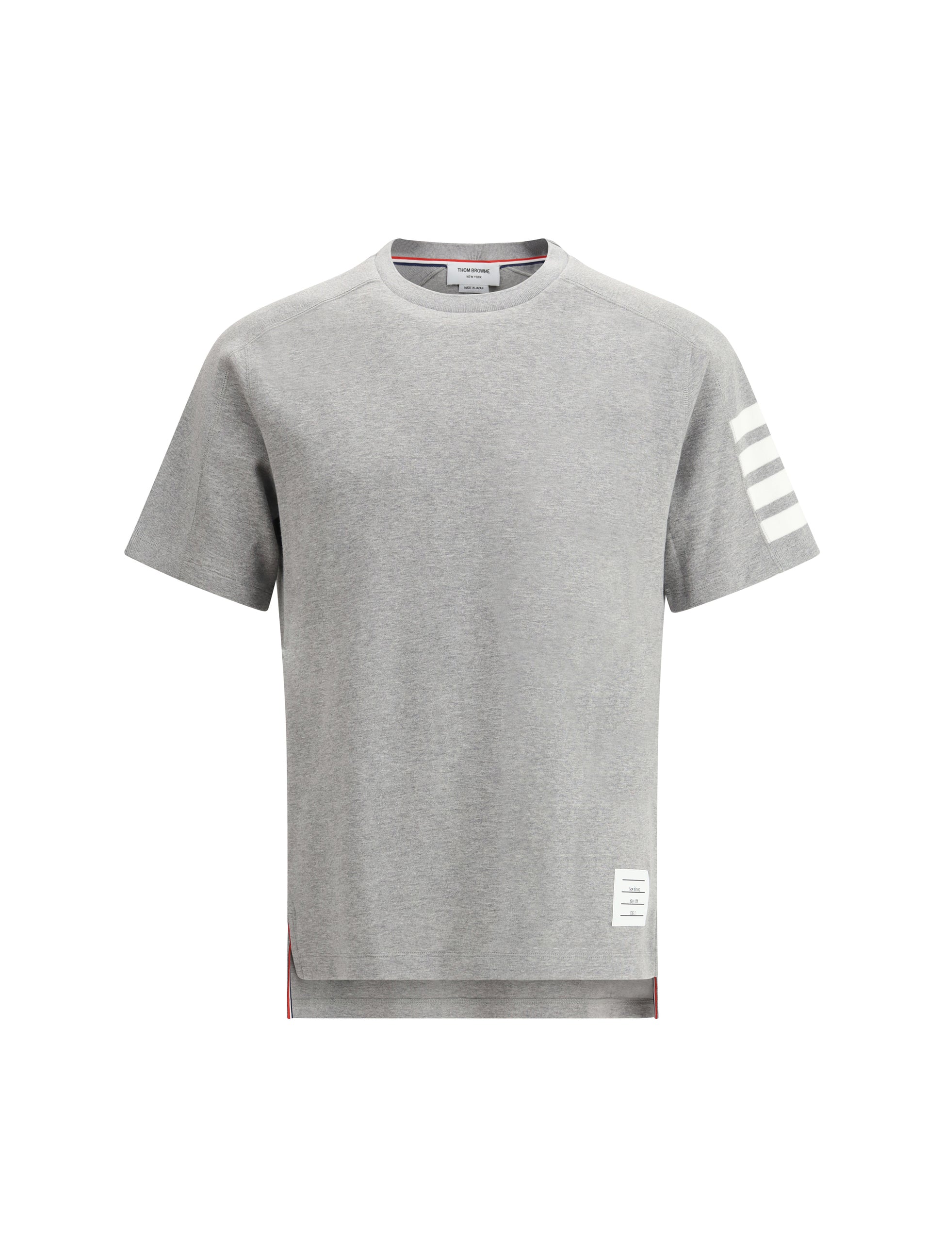 Thom Browne Men T-Shirt With Horizontal Bands THOM BROWNE