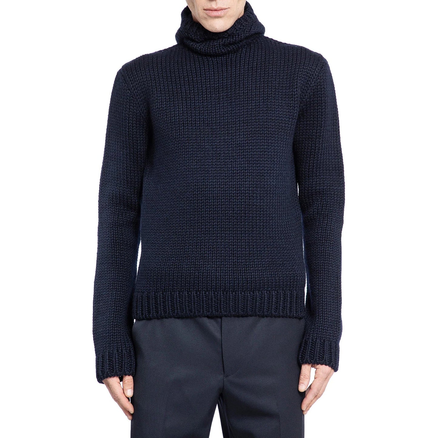 Prada Wool Hooded Sweater Men PRADA