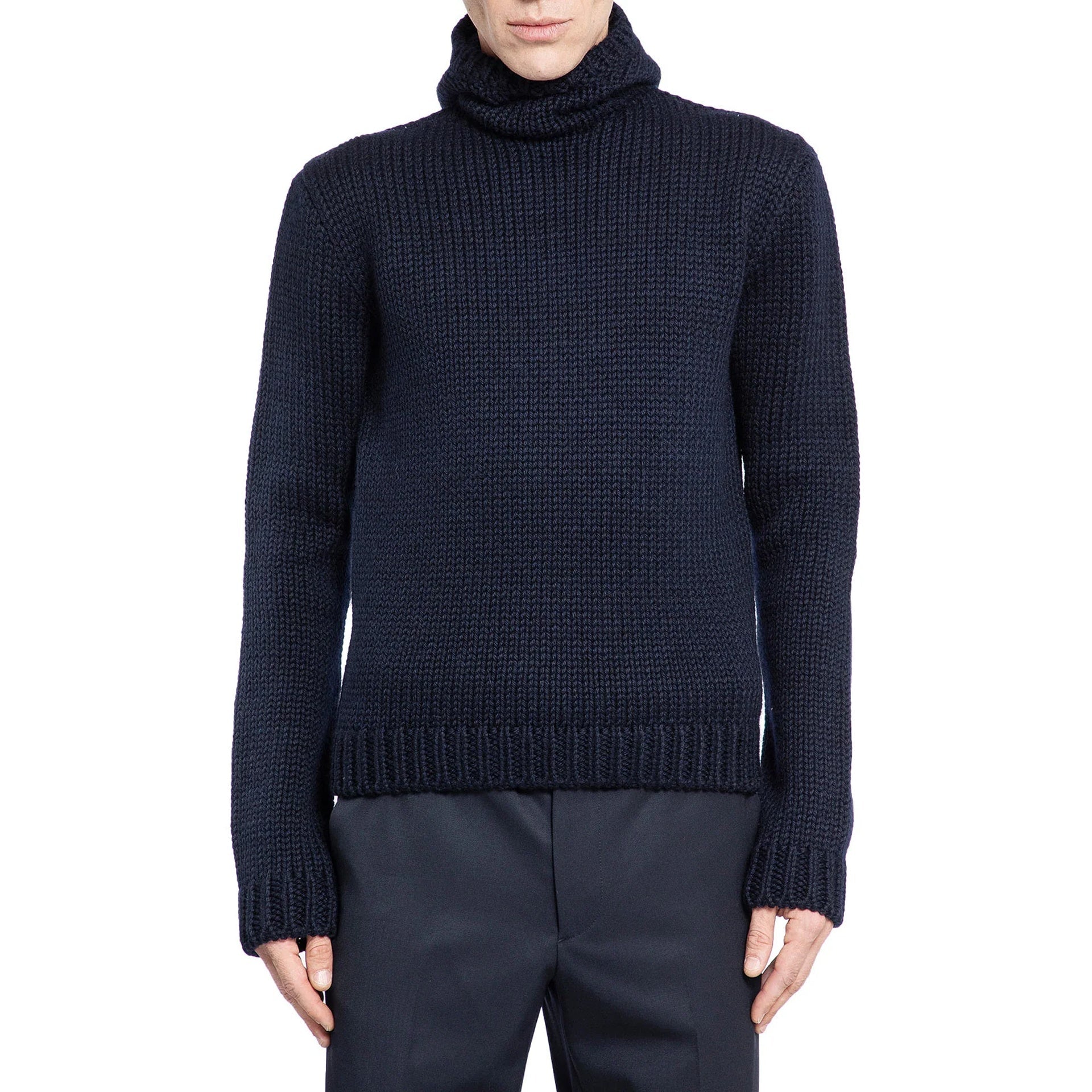 Prada Wool Hooded Sweater Men PRADA