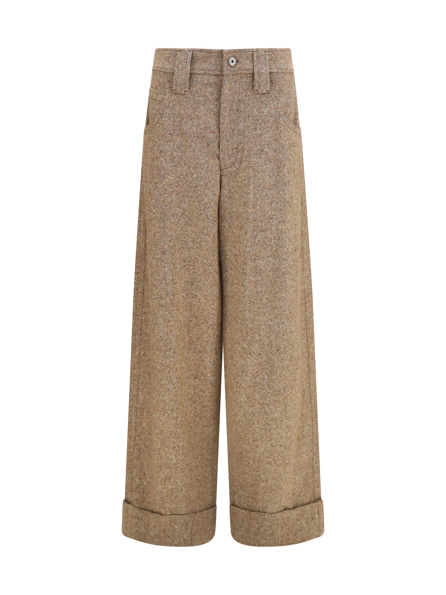 Brunello Cucinelli Women Tailored Wool-Blend Pants BRUNELLO CUCINELLI