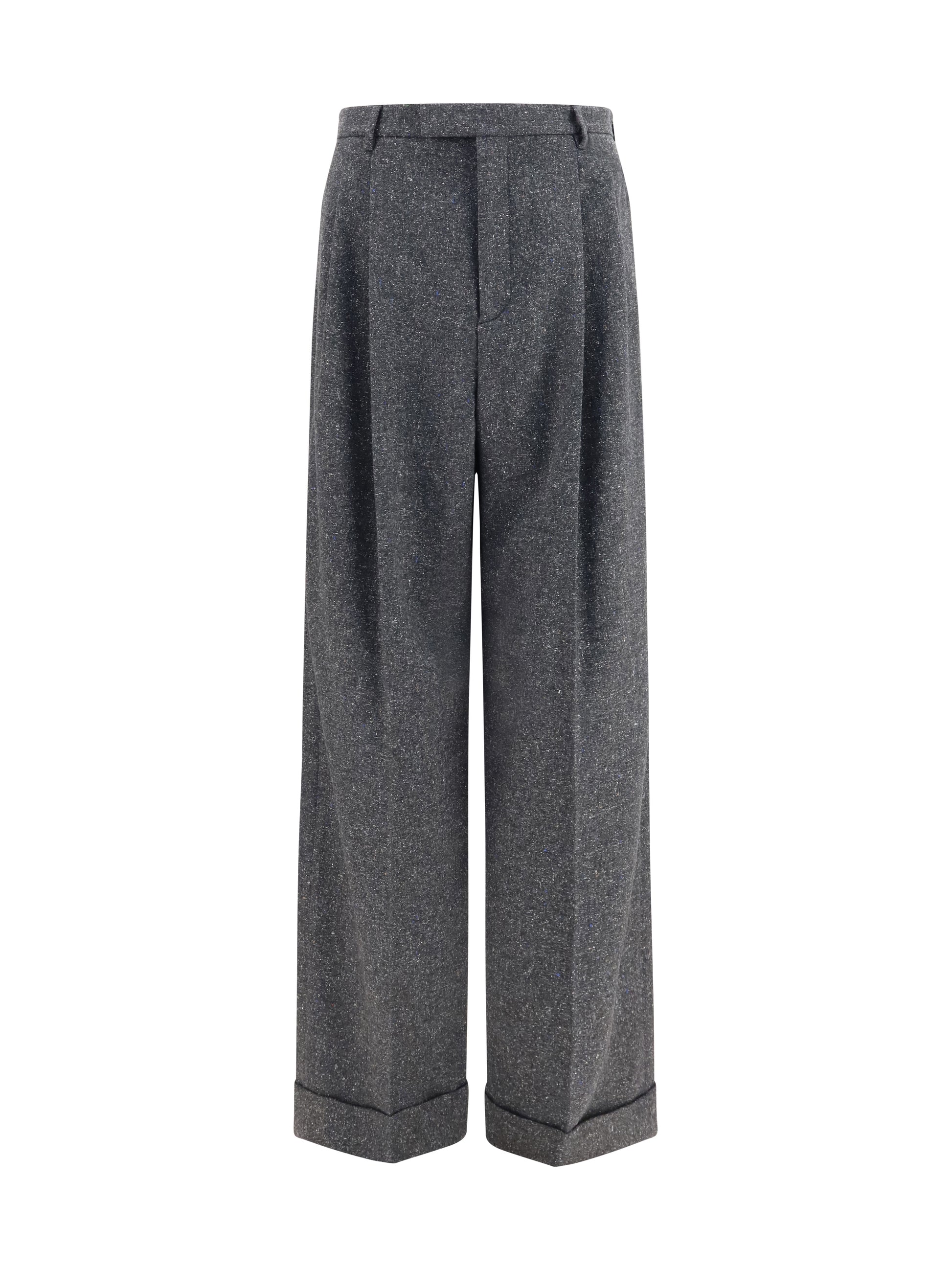 Valentino Men Tailored Wool And Silk-Blend Pants VALENTINO