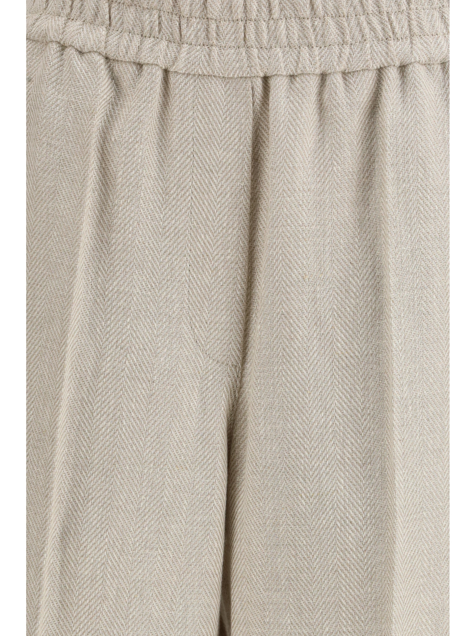 Brunello Cucinelli Women Elasticated-Waistband Pants BRUNELLO CUCINELLI