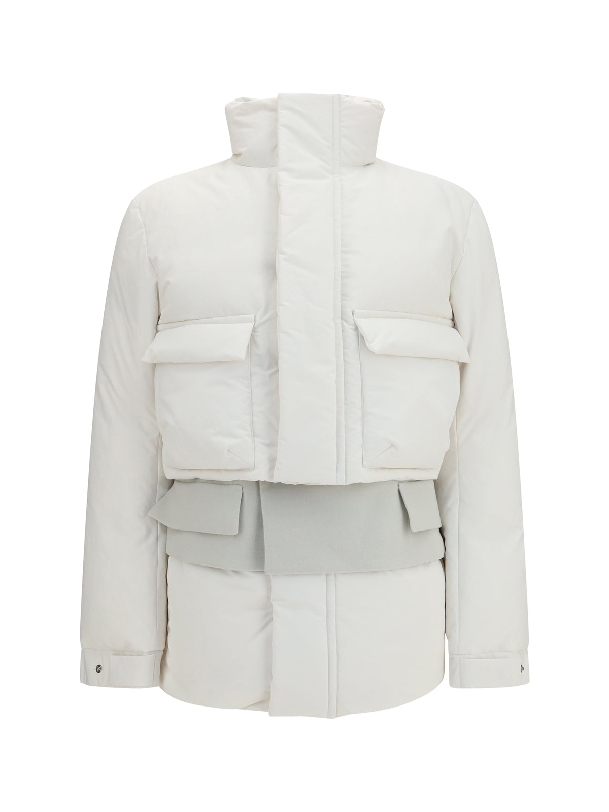 Sacai Women Double Padded Jacket With Zip Closure SACAI