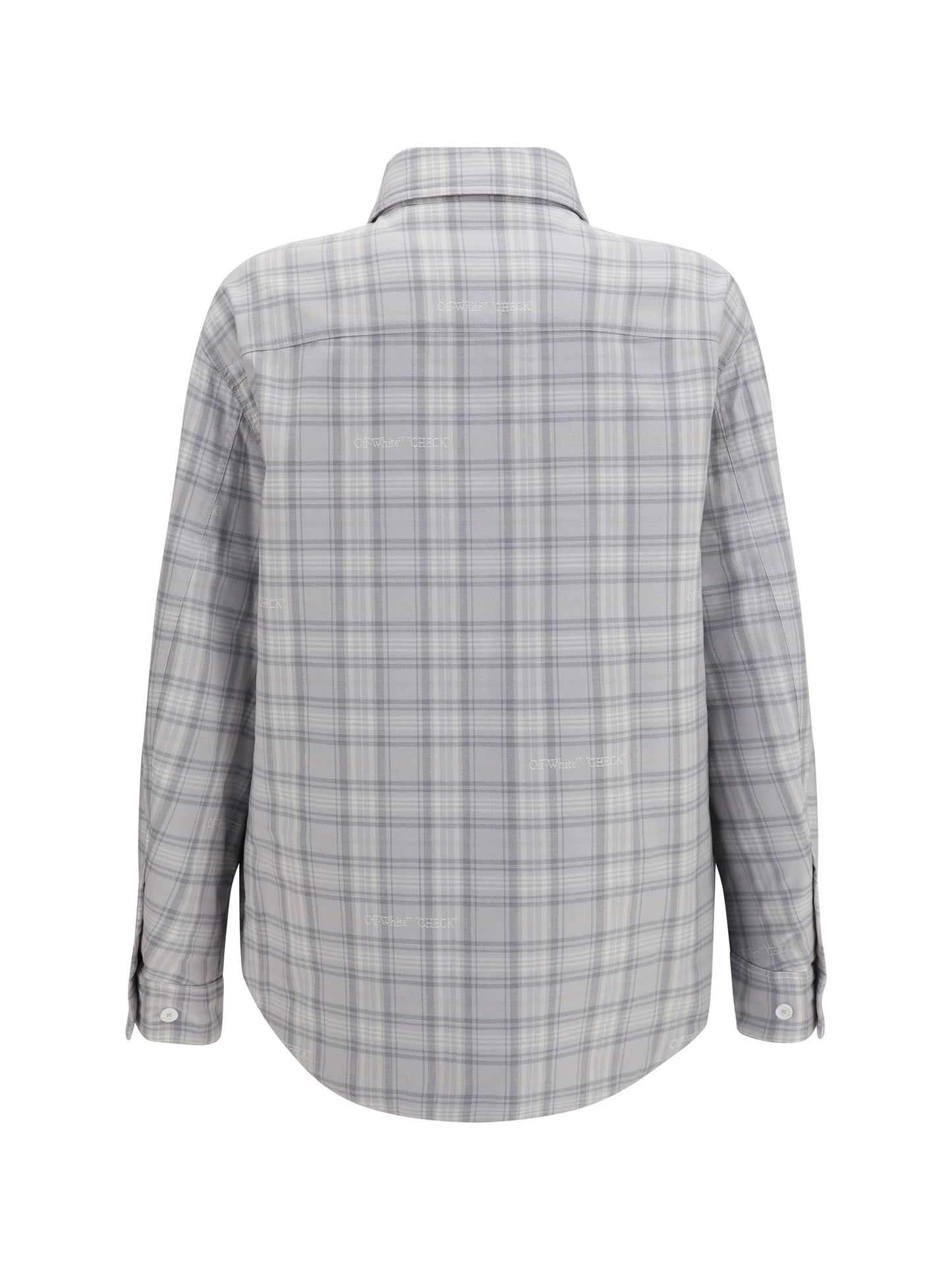 Off-White Men Padded Flannel Jacket OFF-WHITE