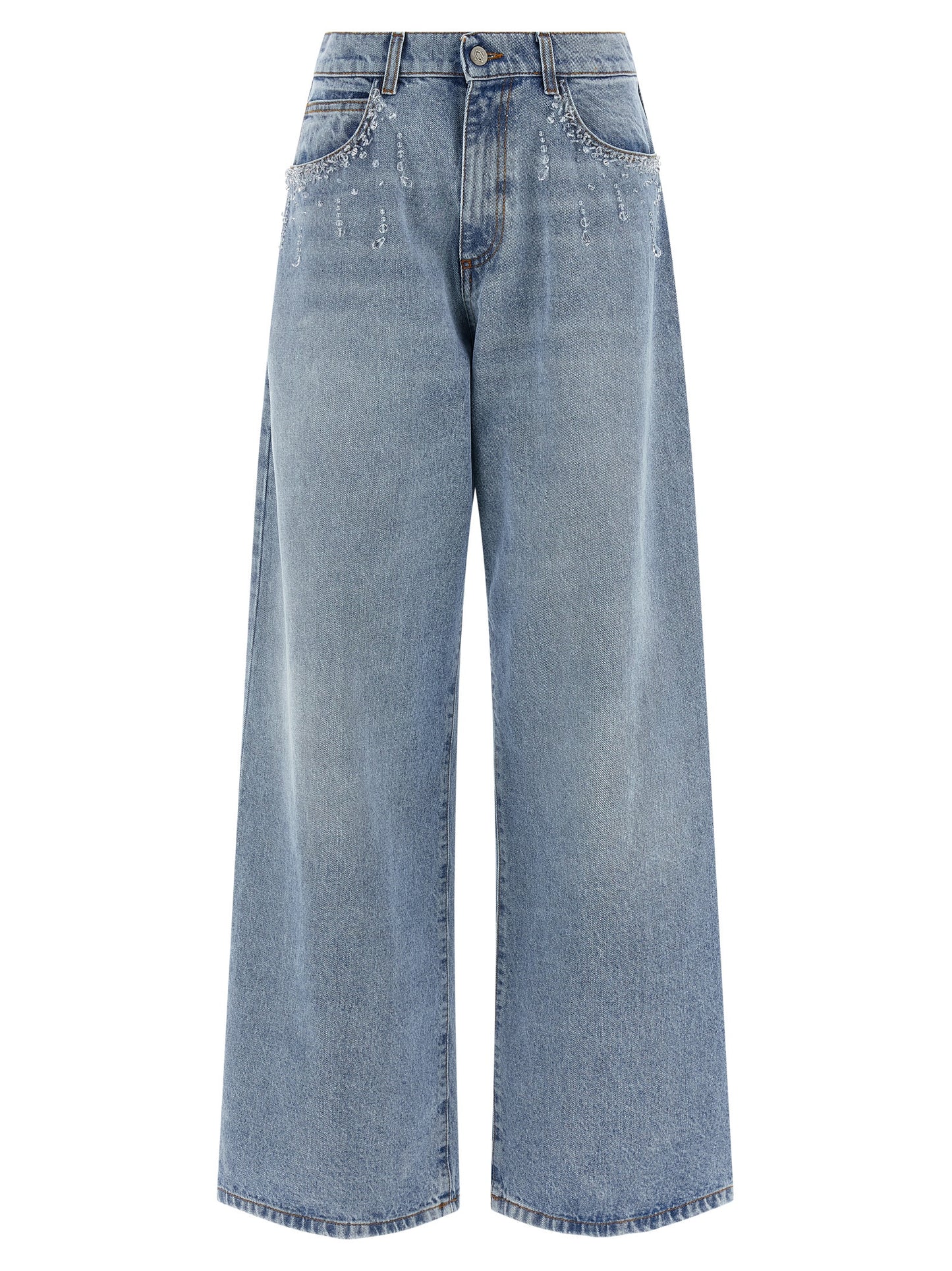 Giuseppe Di Morabito Women Crystal Jeans GIUSEPPE DI MORABITO