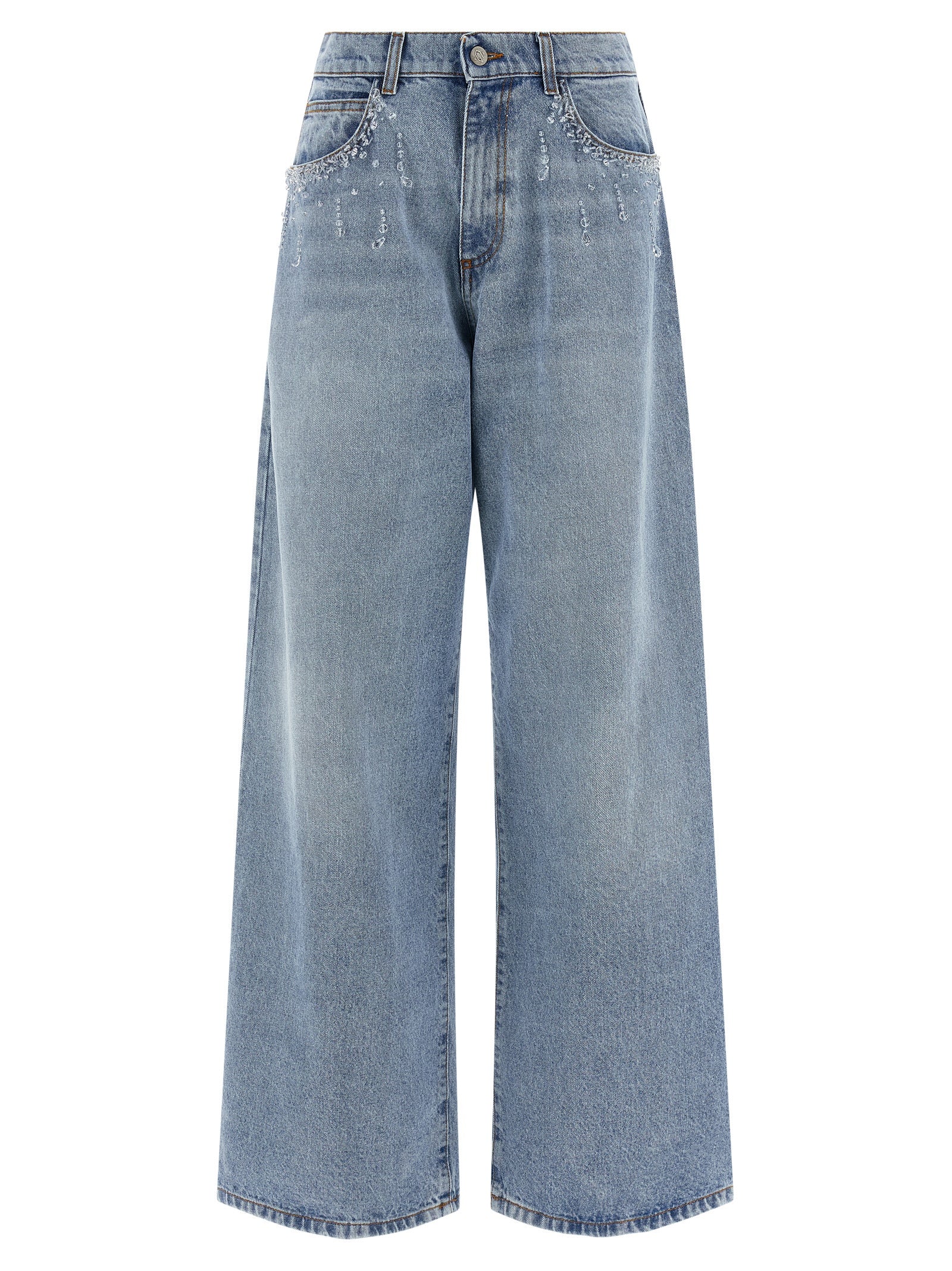 Giuseppe Di Morabito Women Crystal Jeans GIUSEPPE DI MORABITO