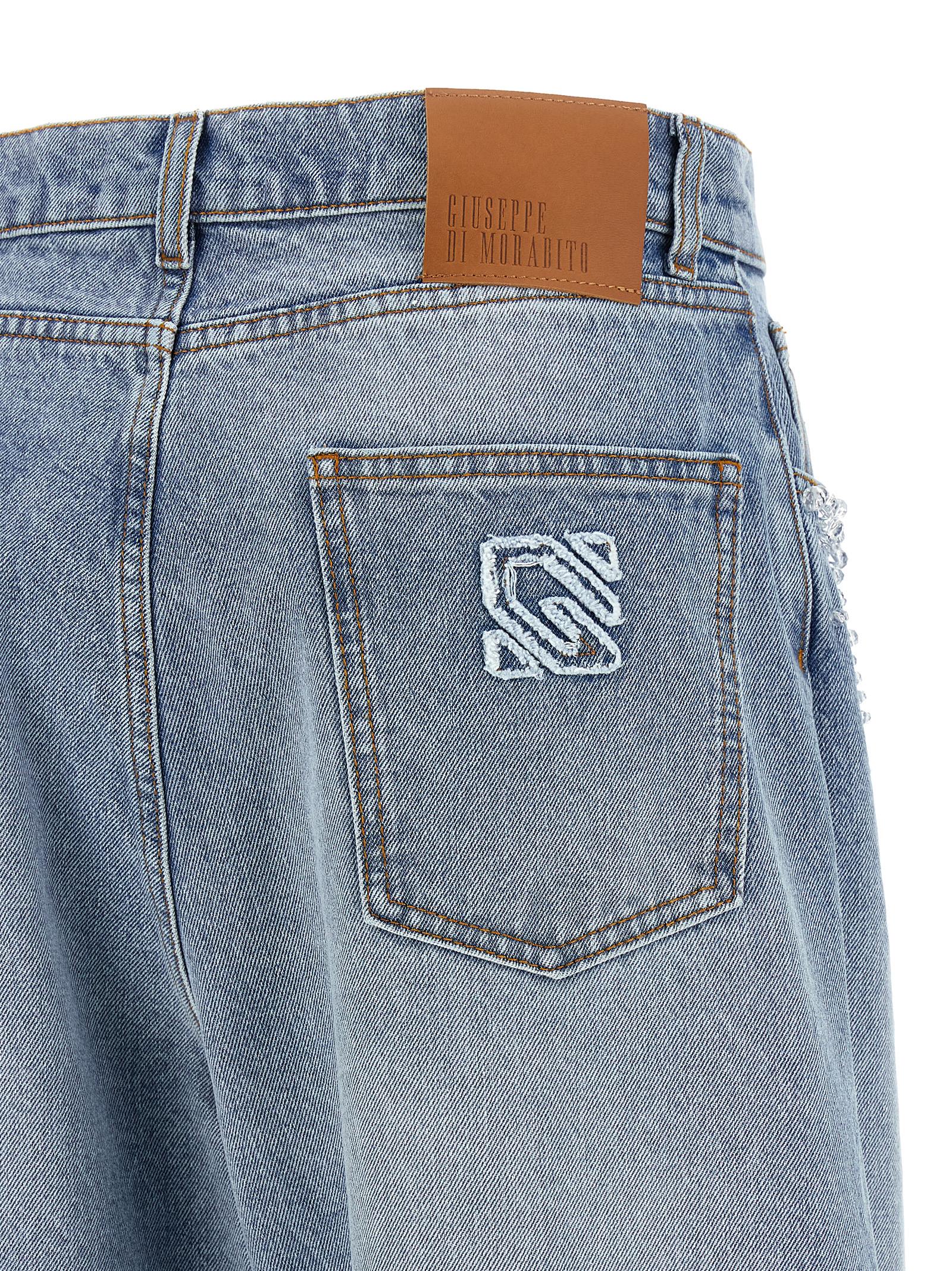 Giuseppe Di Morabito Women Crystal Jeans GIUSEPPE DI MORABITO