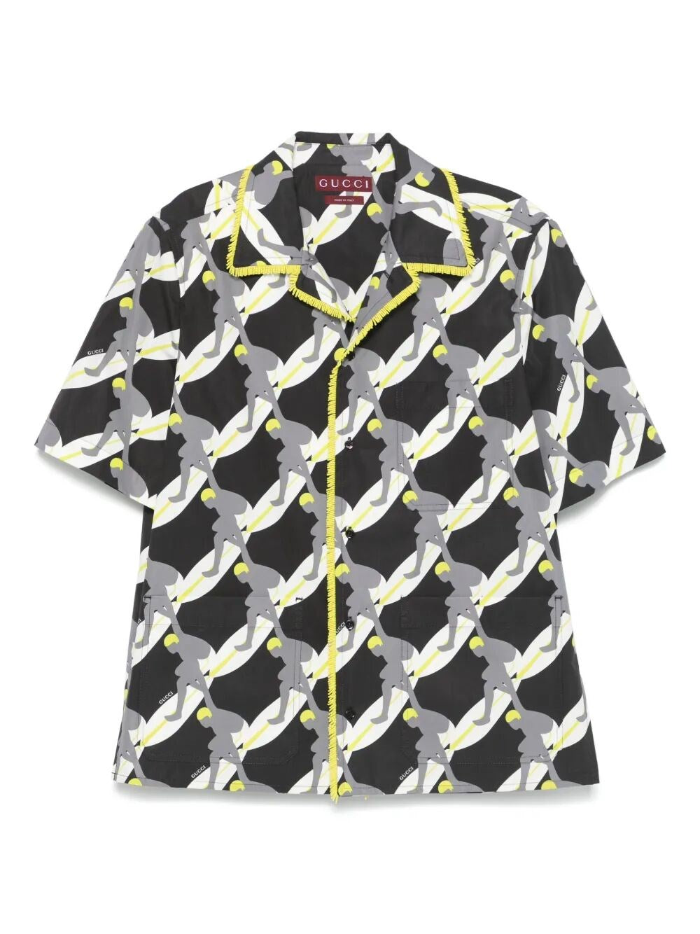 Gucci Men `Twisted Surf On Pop` Print Shirt GUCCI