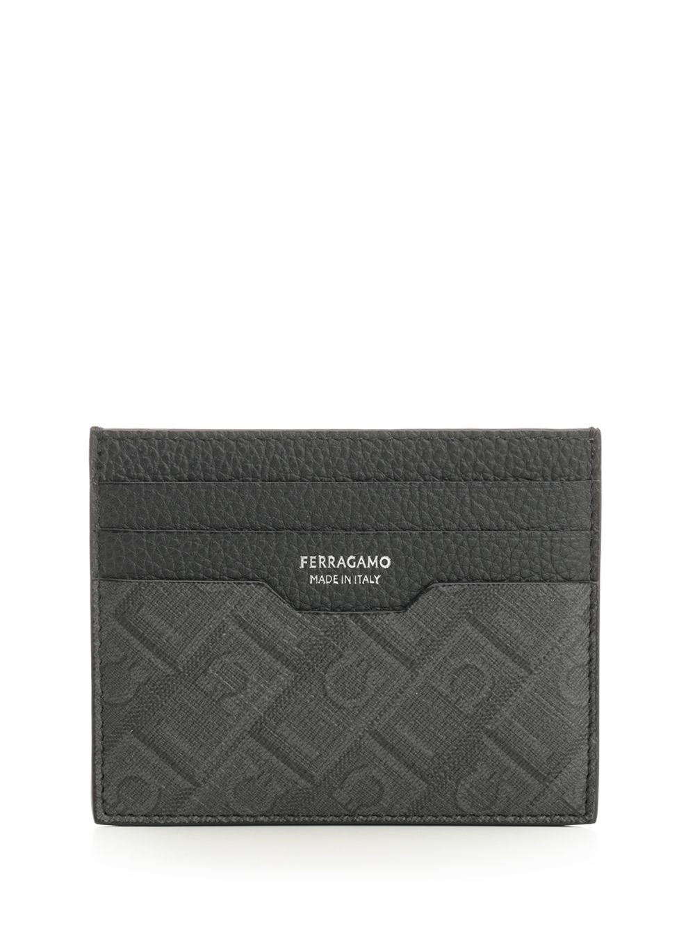 Ferragamo Men Monogram Card Holder FERRAGAMO