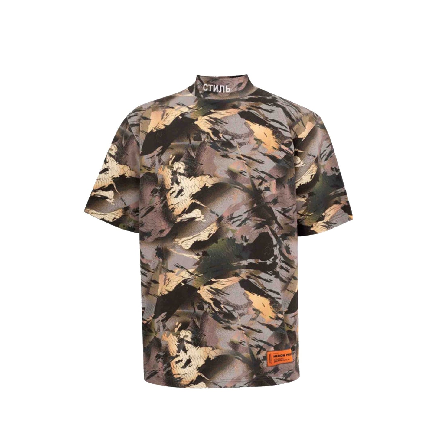 Heron Preston Camouflage Print T-Shirt Men HERON PRESTON