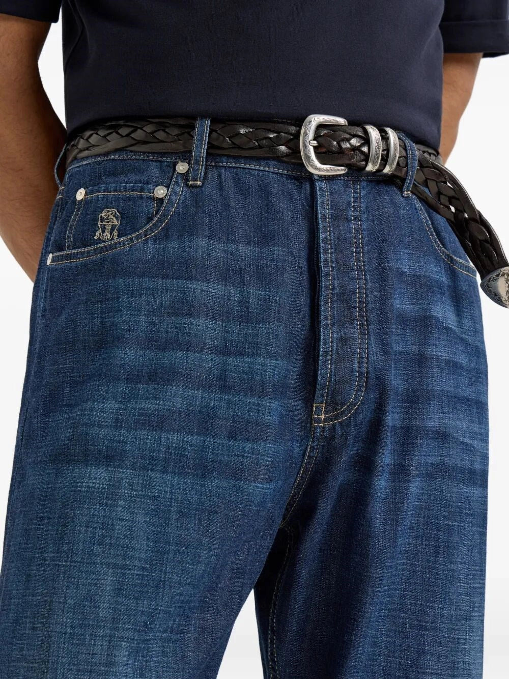 Brunello Cucinelli Men Denim Pants BRUNELLO CUCINELLI