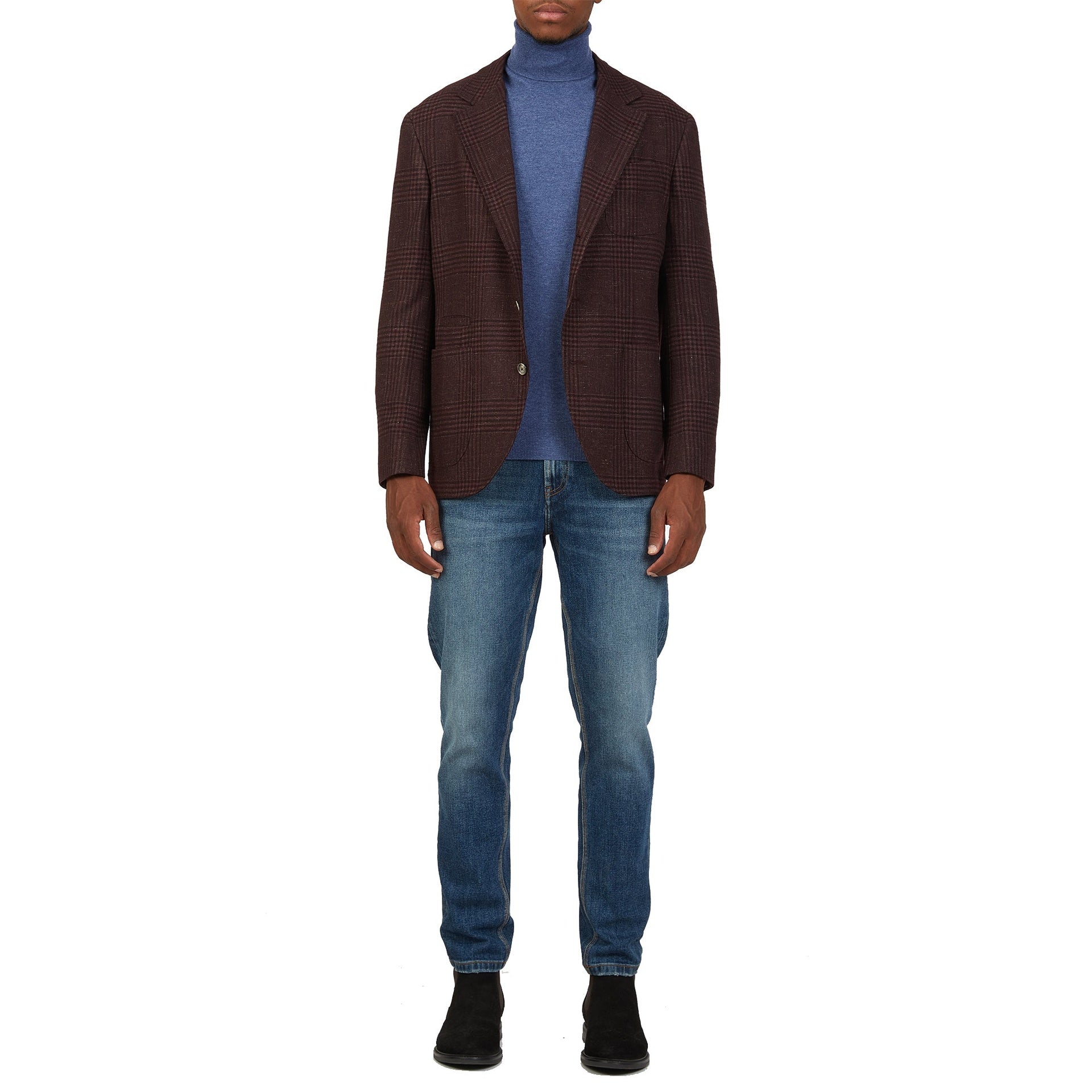 Brunello Cucinelli Tartan Wool Jacket Men BRUNELLO CUCINELLI