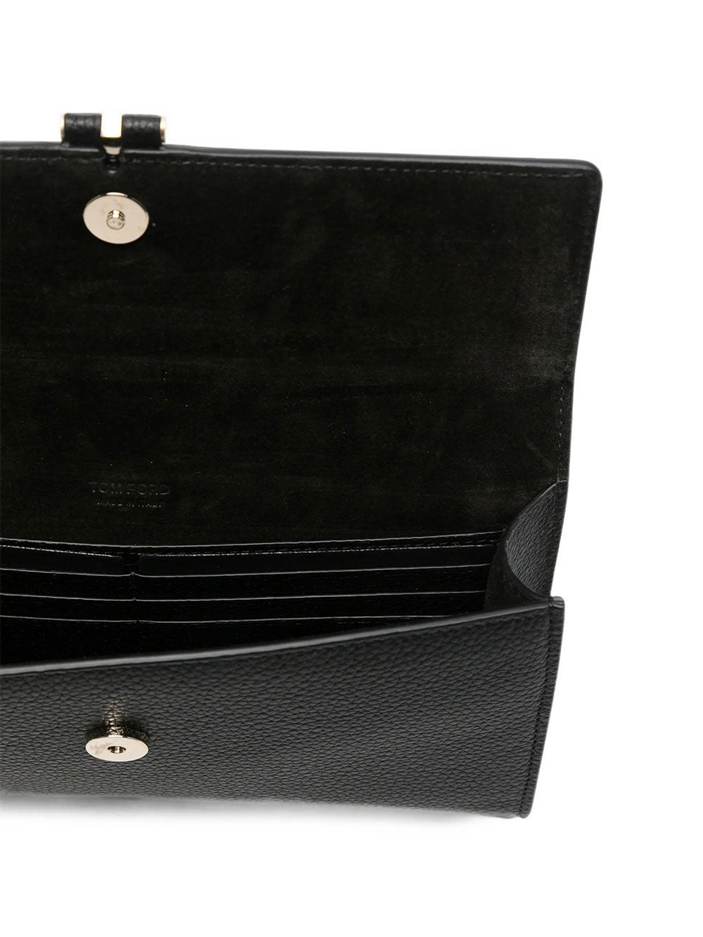 Tom Ford Women Pouch "T Clasp" In Pelle Martellata TOM FORD