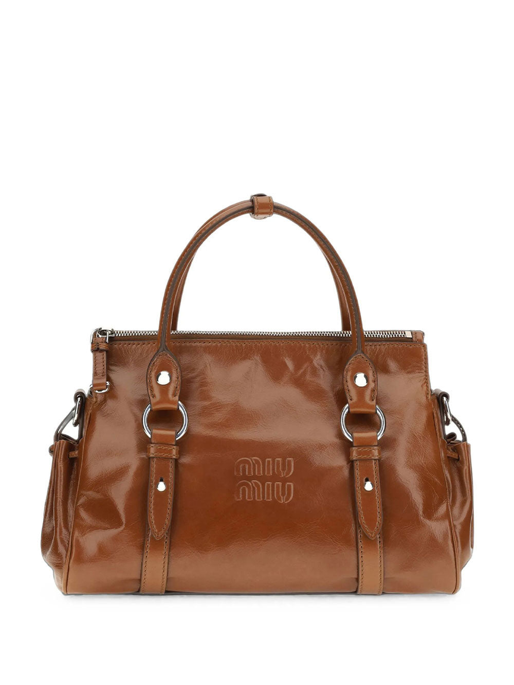 Miu Miu Women Borsa A Mano In Pelle Lucida MIU MIU