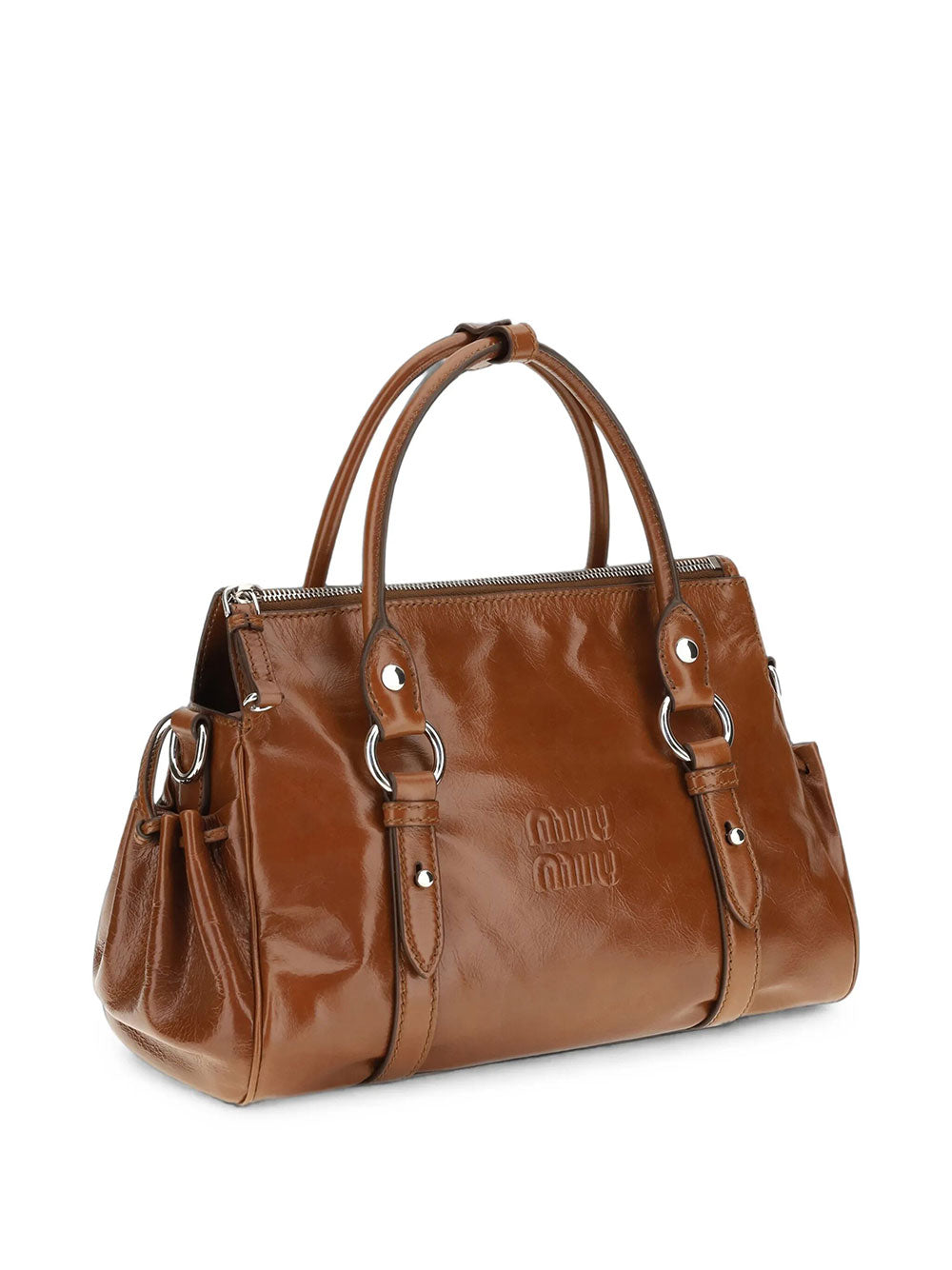 Miu Miu Women Borsa A Mano In Pelle Lucida MIU MIU