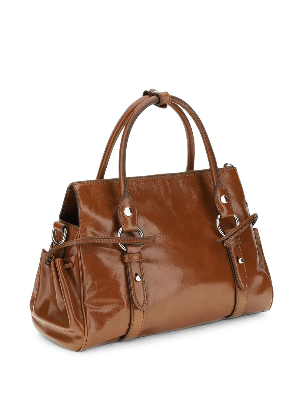 Miu Miu Women Borsa A Mano In Pelle Lucida MIU MIU