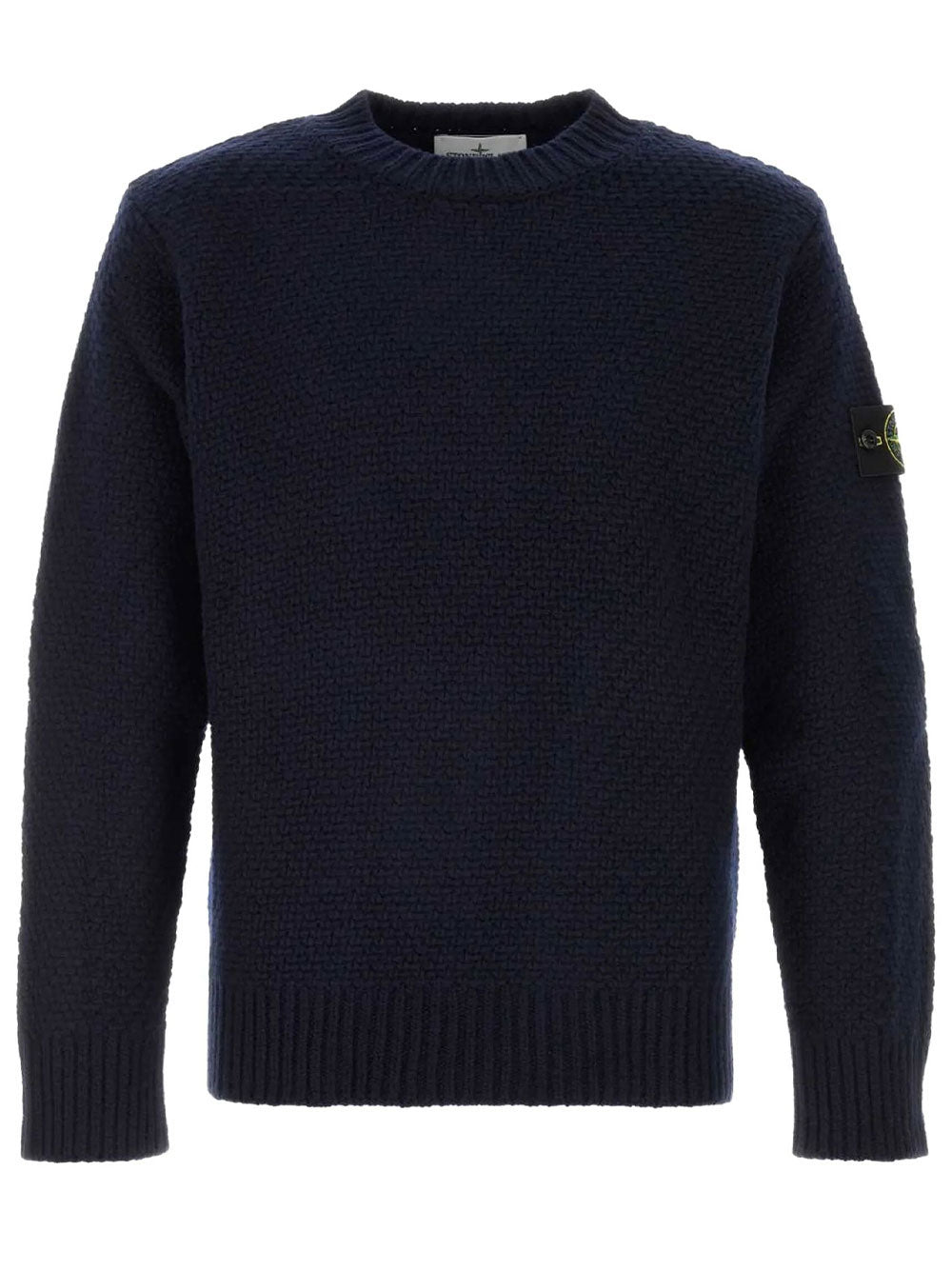 Stone Island Men Maglione Girocollo Vestibilità Loose A Costine STONE ISLAND
