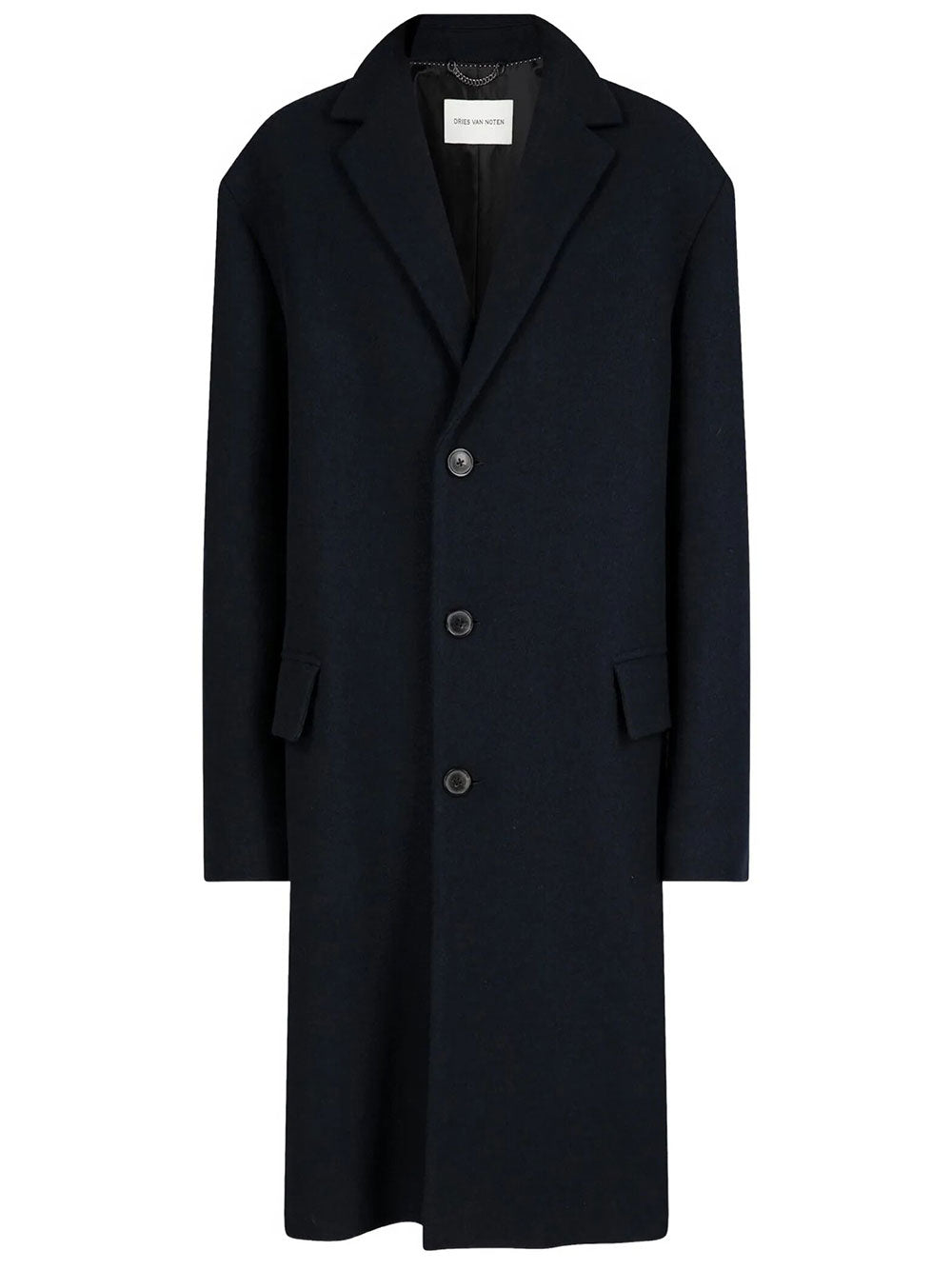 Dries Van Noten Men Cappotto "Rustic" In Lana DRIES VAN NOTEN