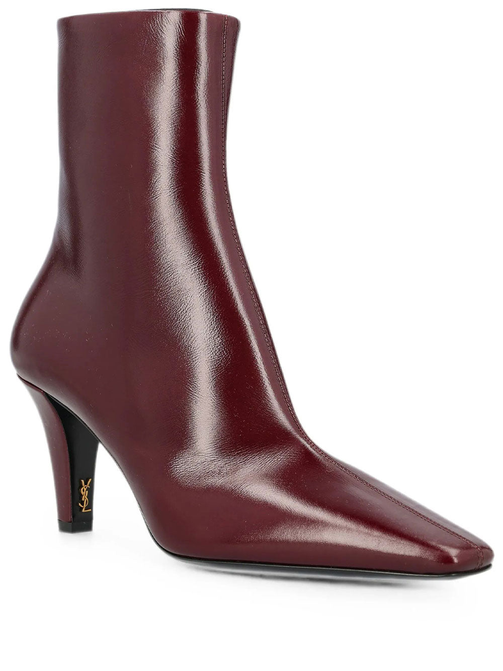 Saint Laurent Women Stivaletti "Jill 75" In Pelle Liscia SAINT LAURENT