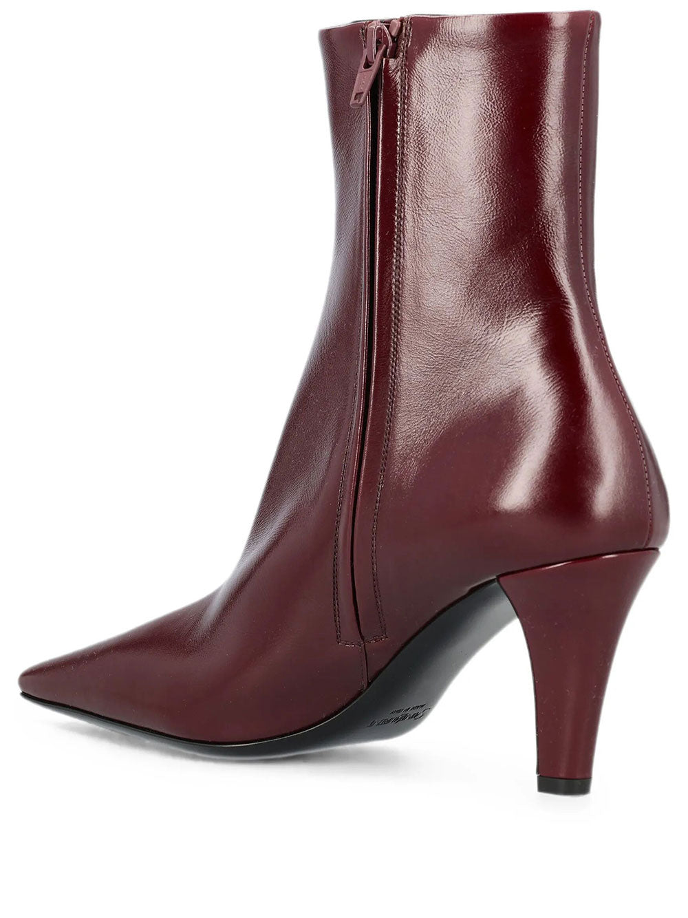 Saint Laurent Women Stivaletti "Jill 75" In Pelle Liscia SAINT LAURENT