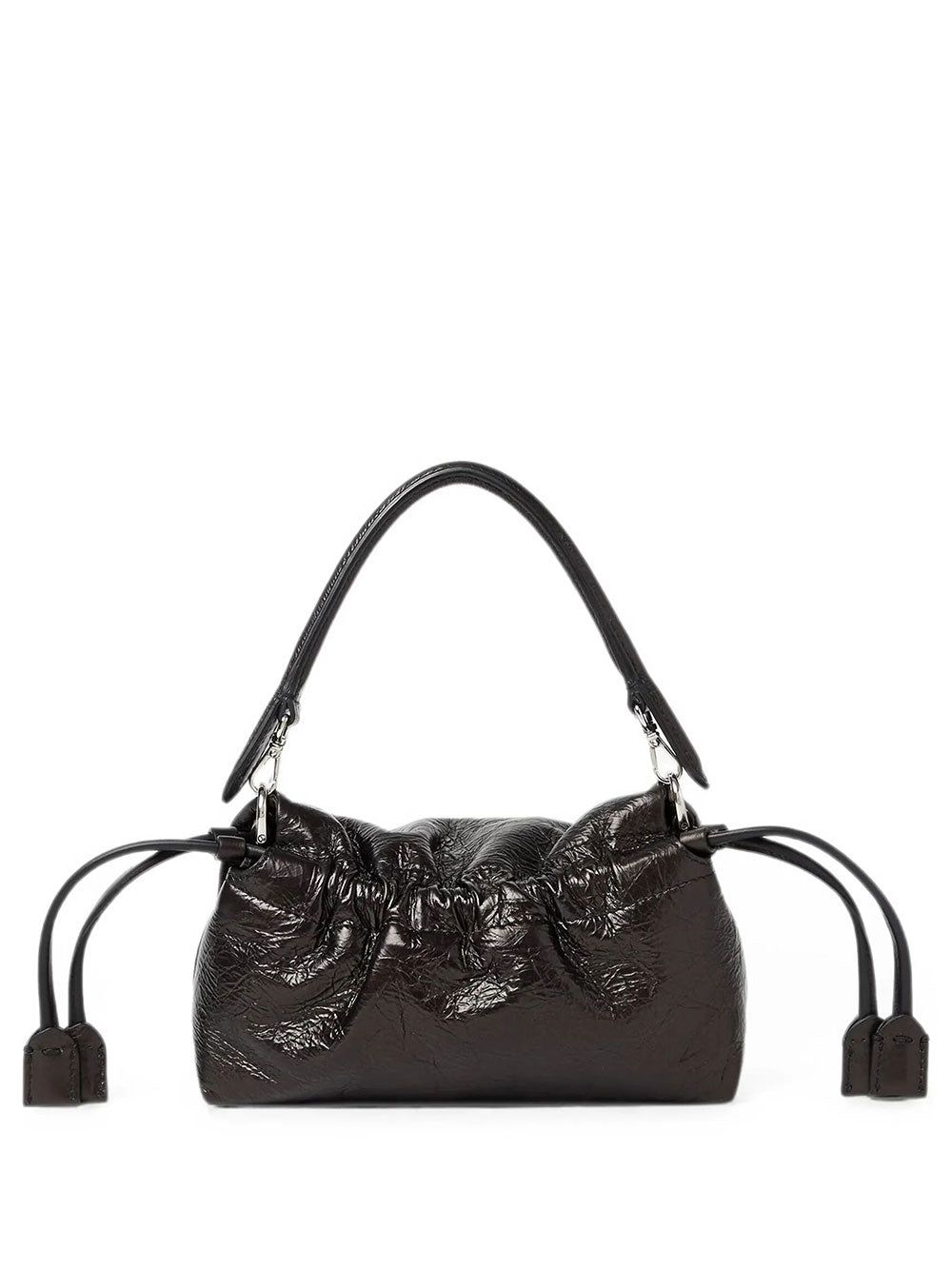 Fendi Women Baguette' Black Shoulder Bag With Ff Plate On The Front And Adjustable And Removable Strap In Leather For Women FENDI