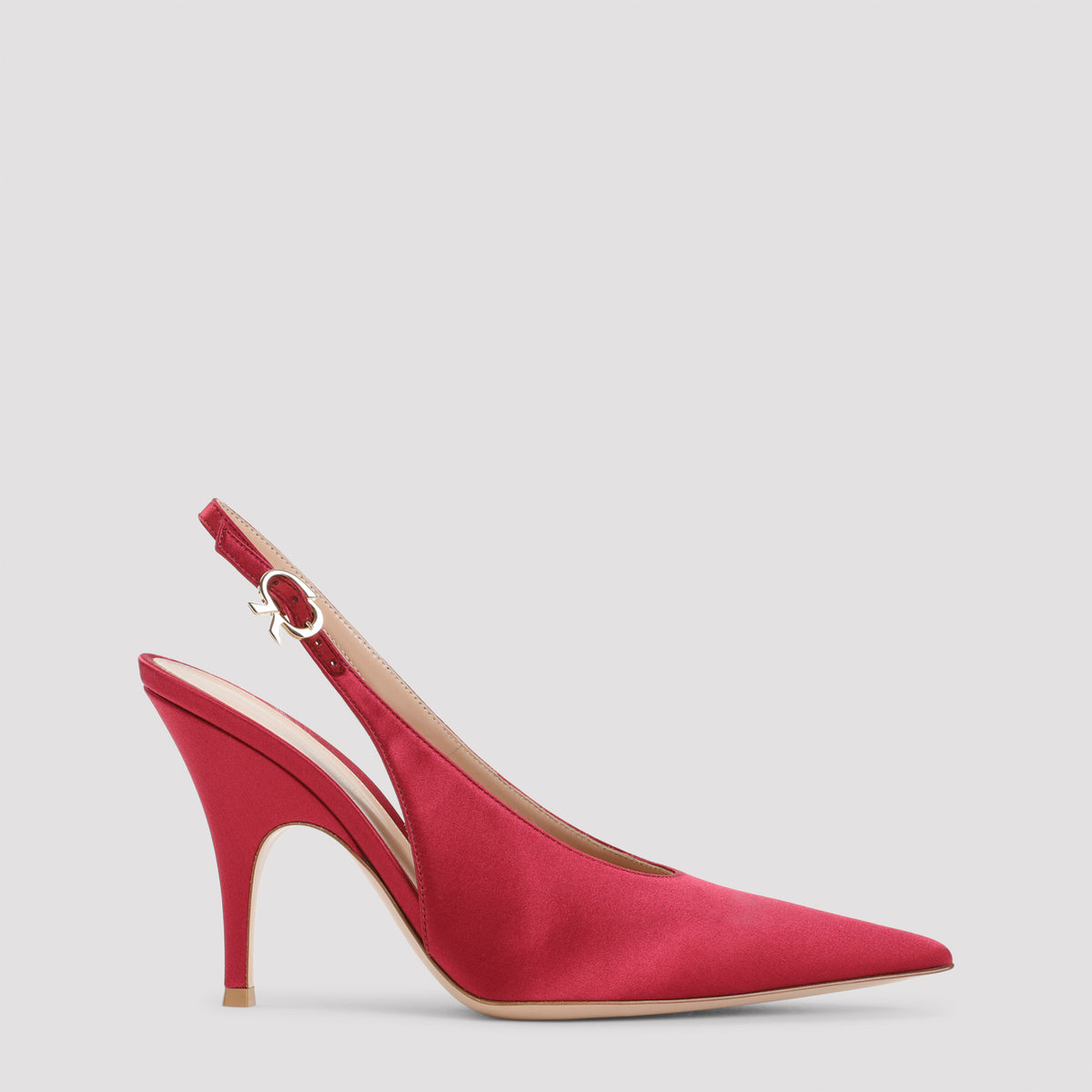 Gianvito Rossi Sofia Sling Crepe Satin Pumps Women GIANVITO ROSSI