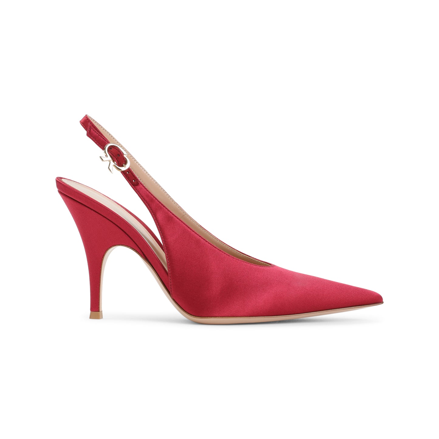 Gianvito Rossi Sofia Sling Crepe Satin Pumps Women GIANVITO ROSSI