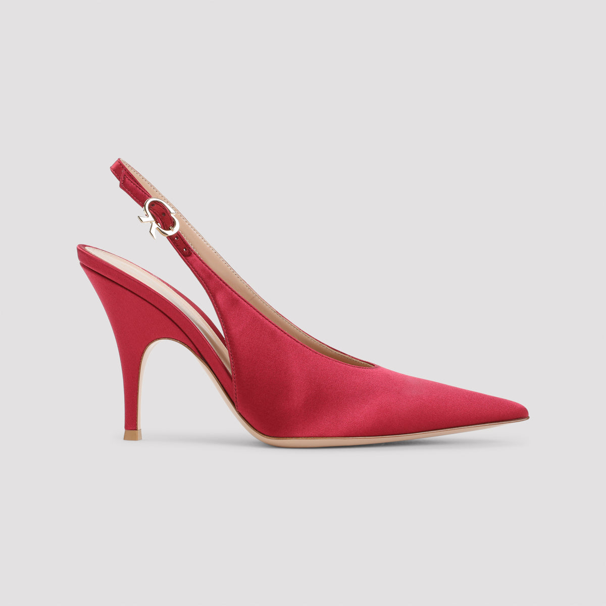 Gianvito Rossi Sofia Sling Crepe Satin Pumps Women GIANVITO ROSSI