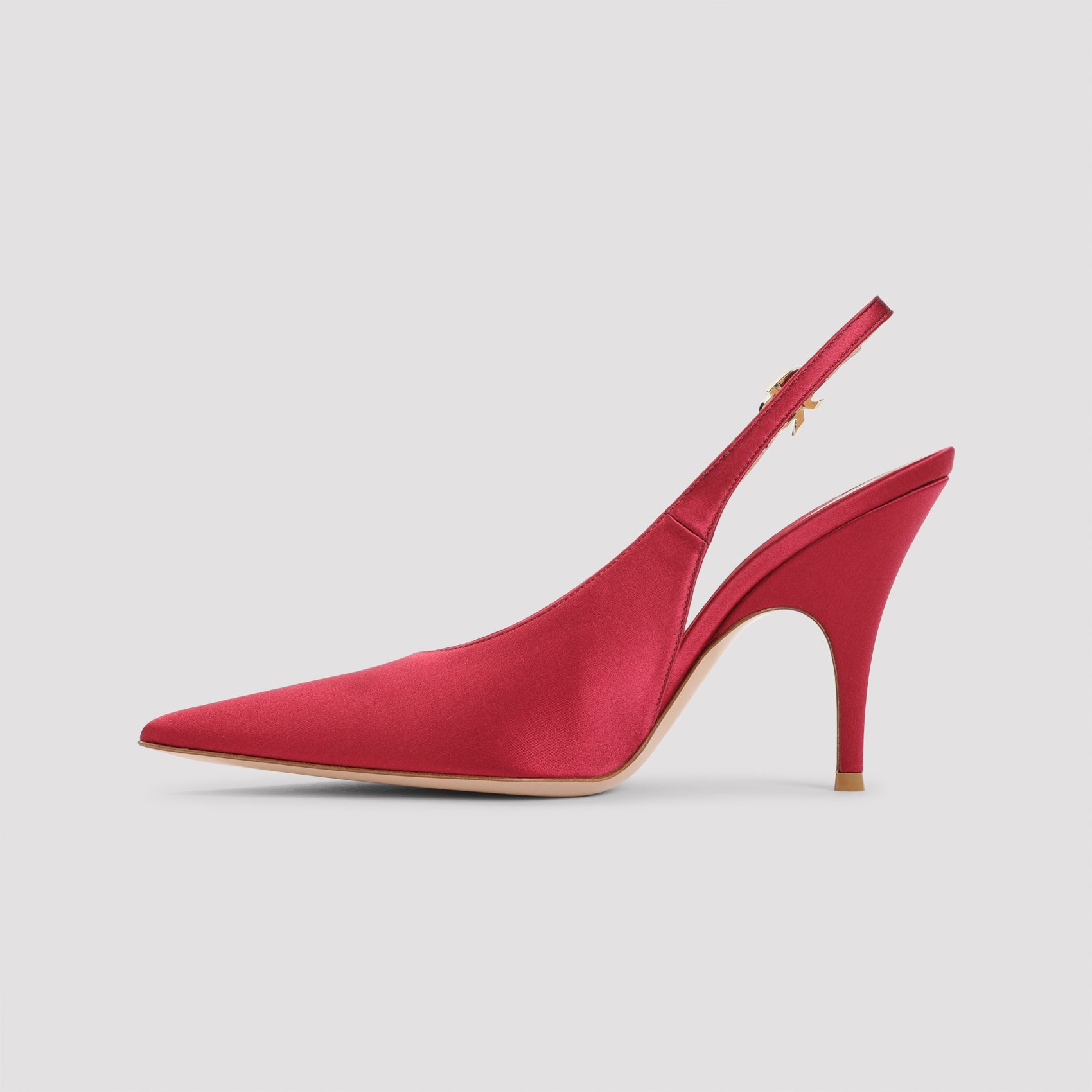 Gianvito Rossi Sofia Sling Crepe Satin Pumps Women GIANVITO ROSSI