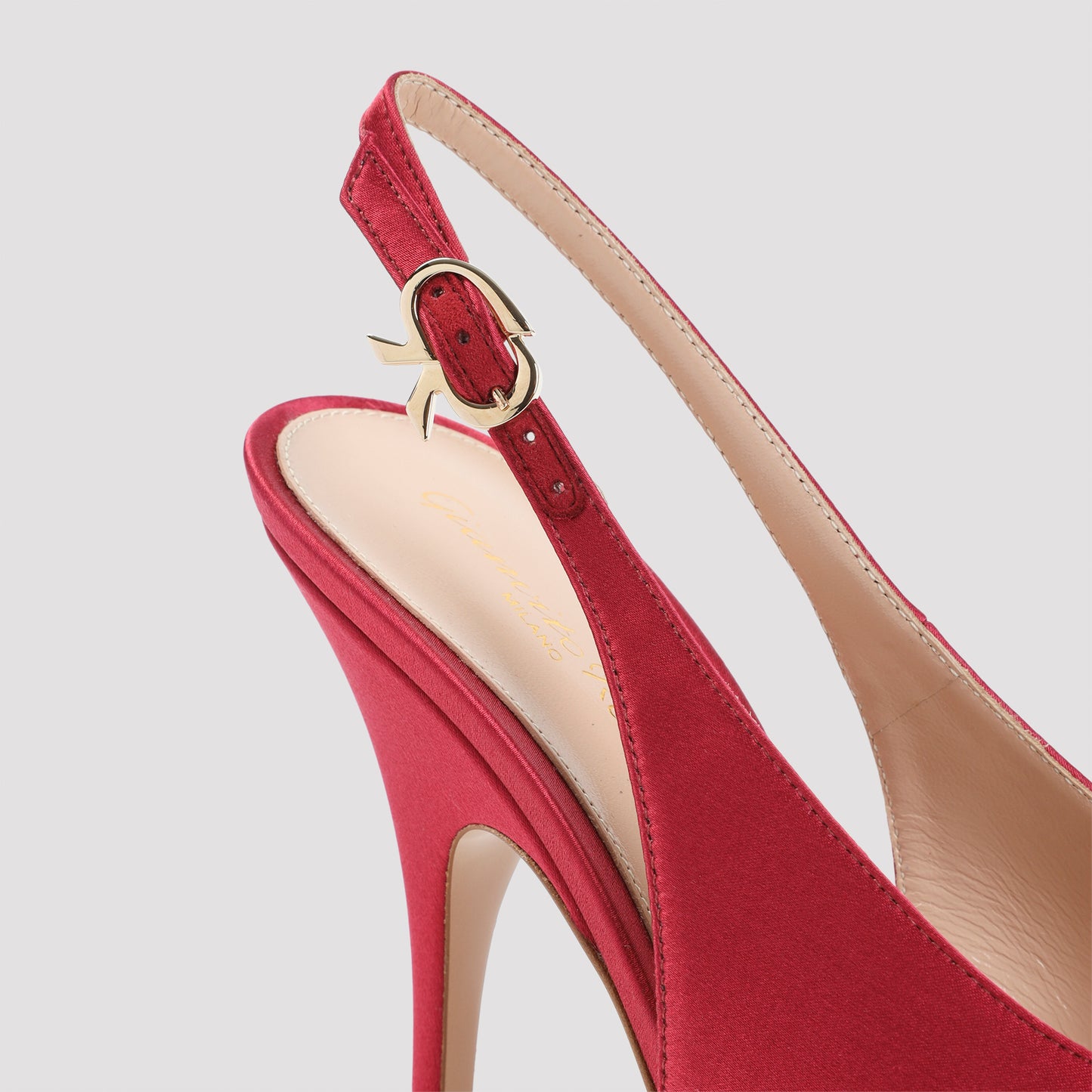 Gianvito Rossi Sofia Sling Crepe Satin Pumps Women GIANVITO ROSSI
