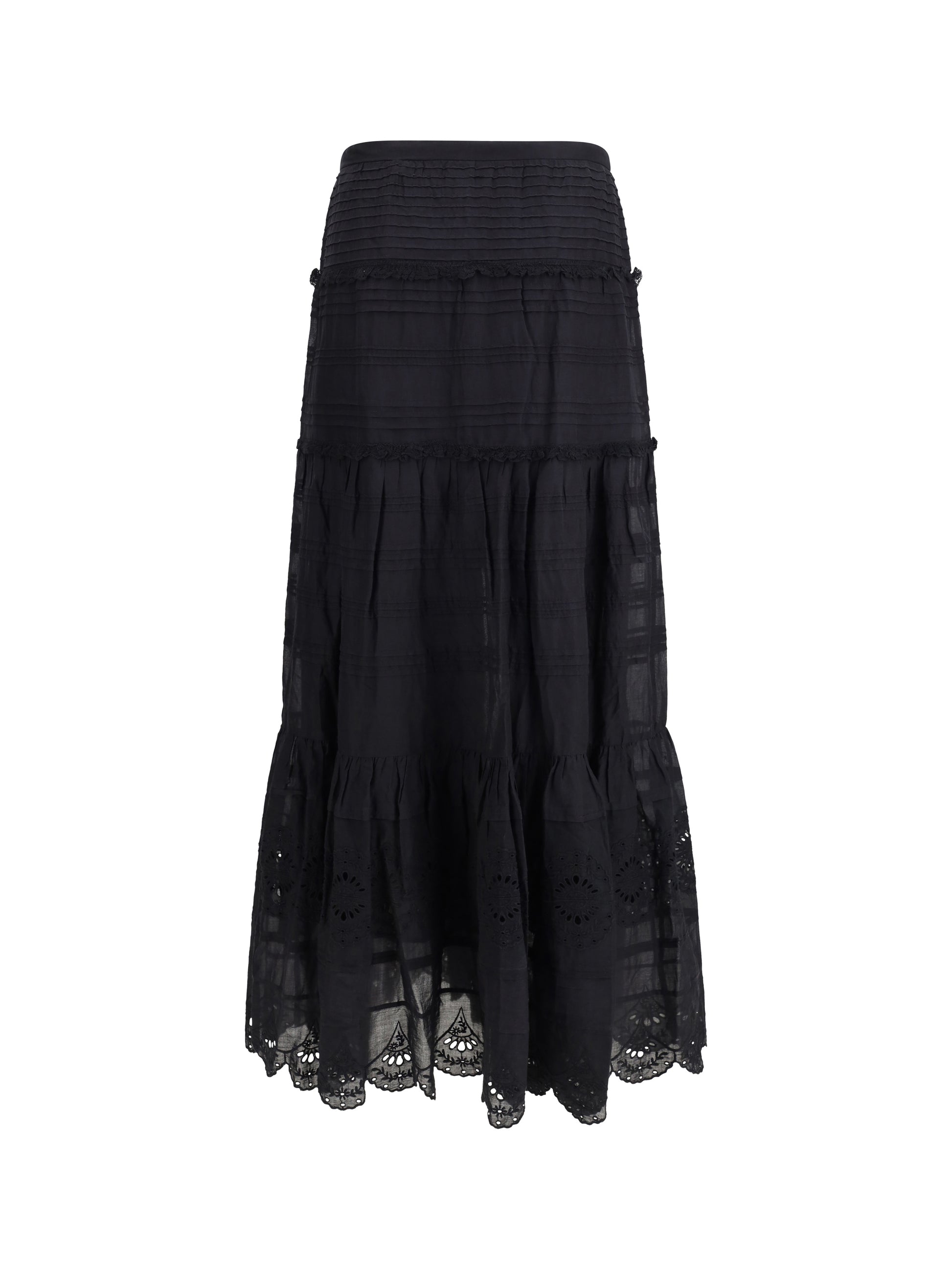 Marant Etoile Women Paoline Long Cotton Skirt ISABEL MARANT ETOILE
