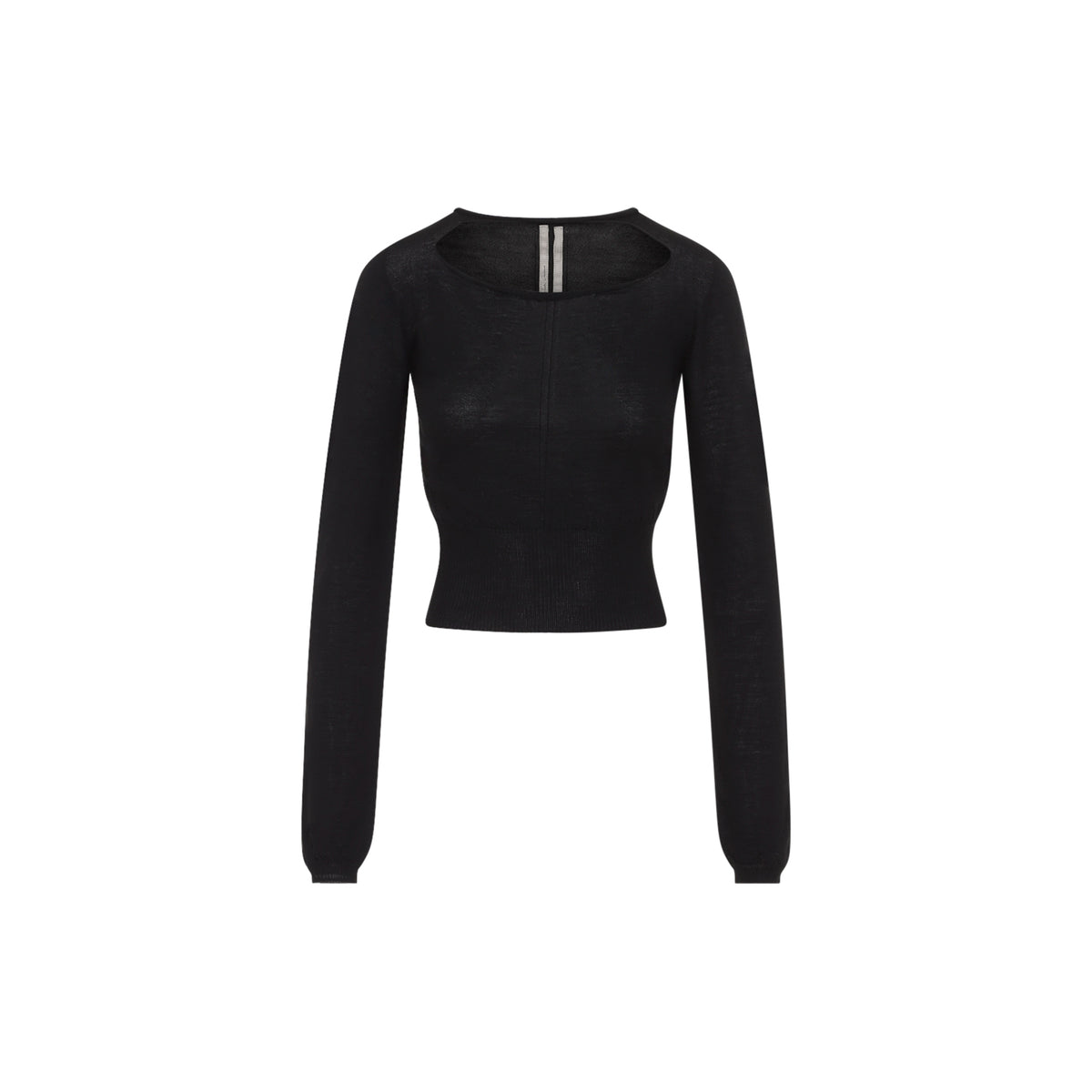 Rick Owens Slashed Cropped Pull T-Shirt Women RICK OWENS