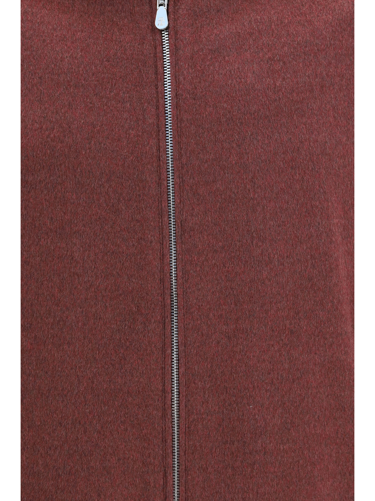 Brunello Cucinelli Men Wool Zip Jacket With High Collar BRUNELLO CUCINELLI