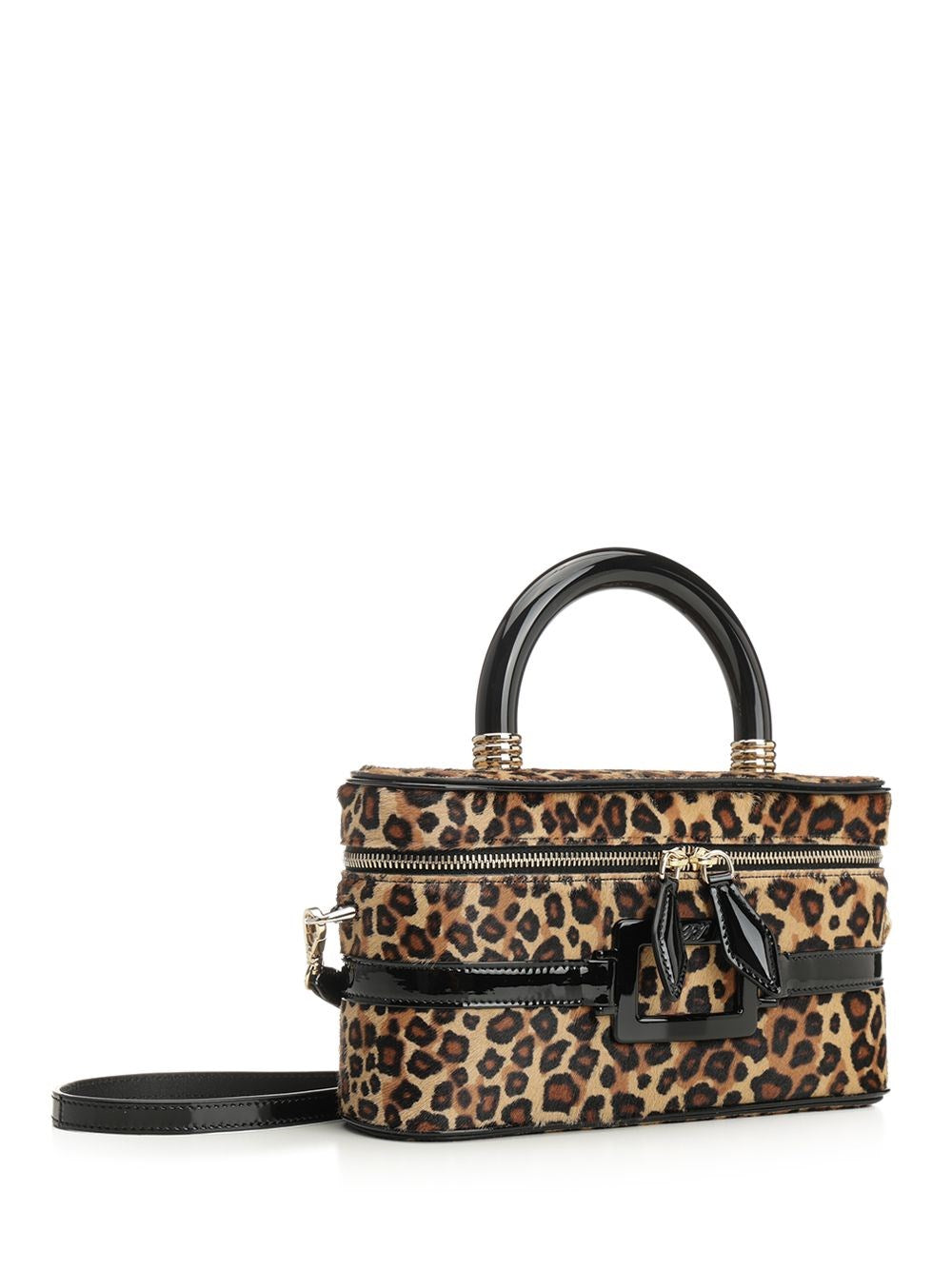Roger Vivier Women Belle Vivier Leopard-Print Buckle Tote Bag ROGER VIVIER