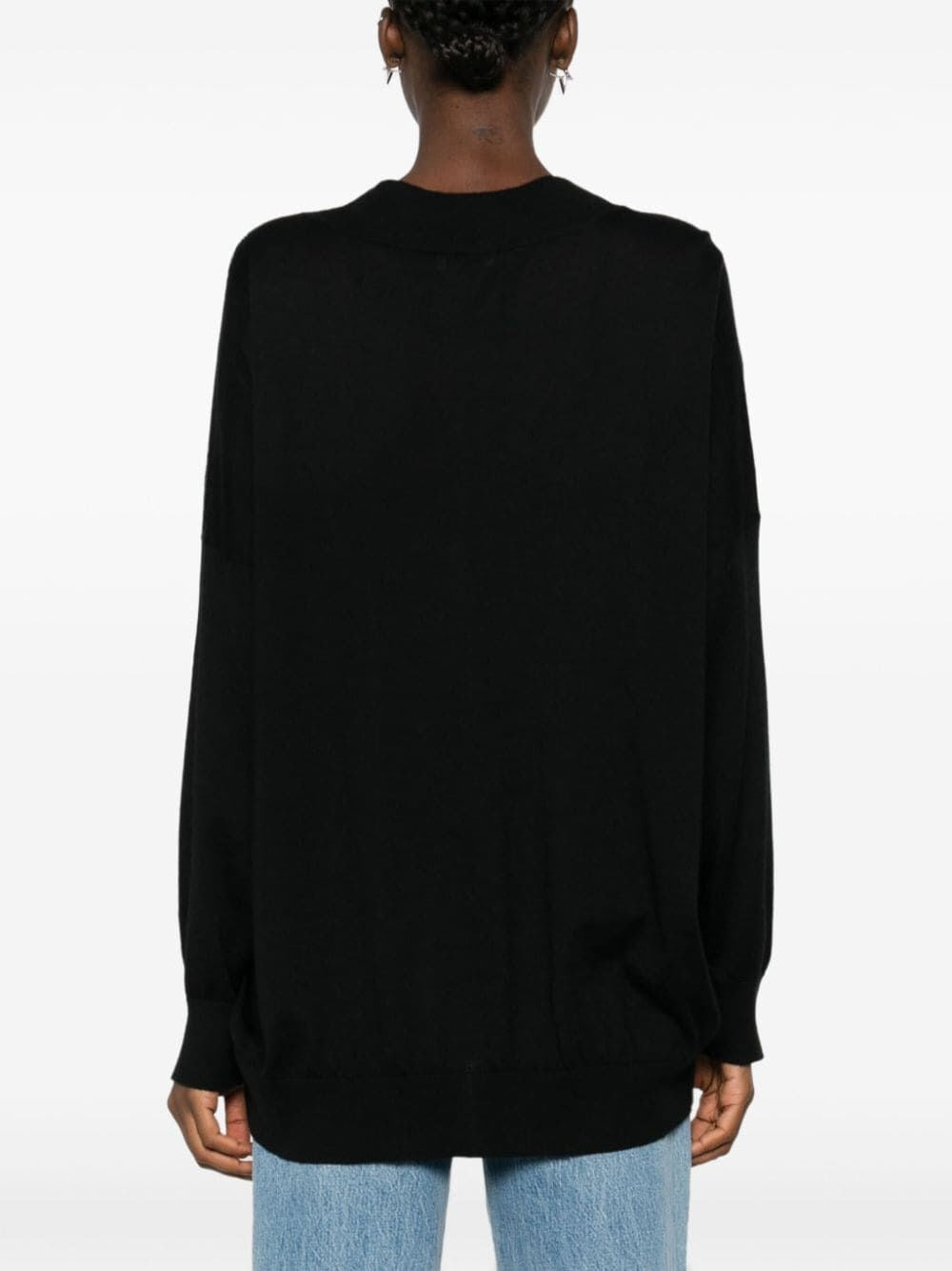Brunello Cucinelli Women Long Sleeve V-Neck Sweater BRUNELLO CUCINELLI