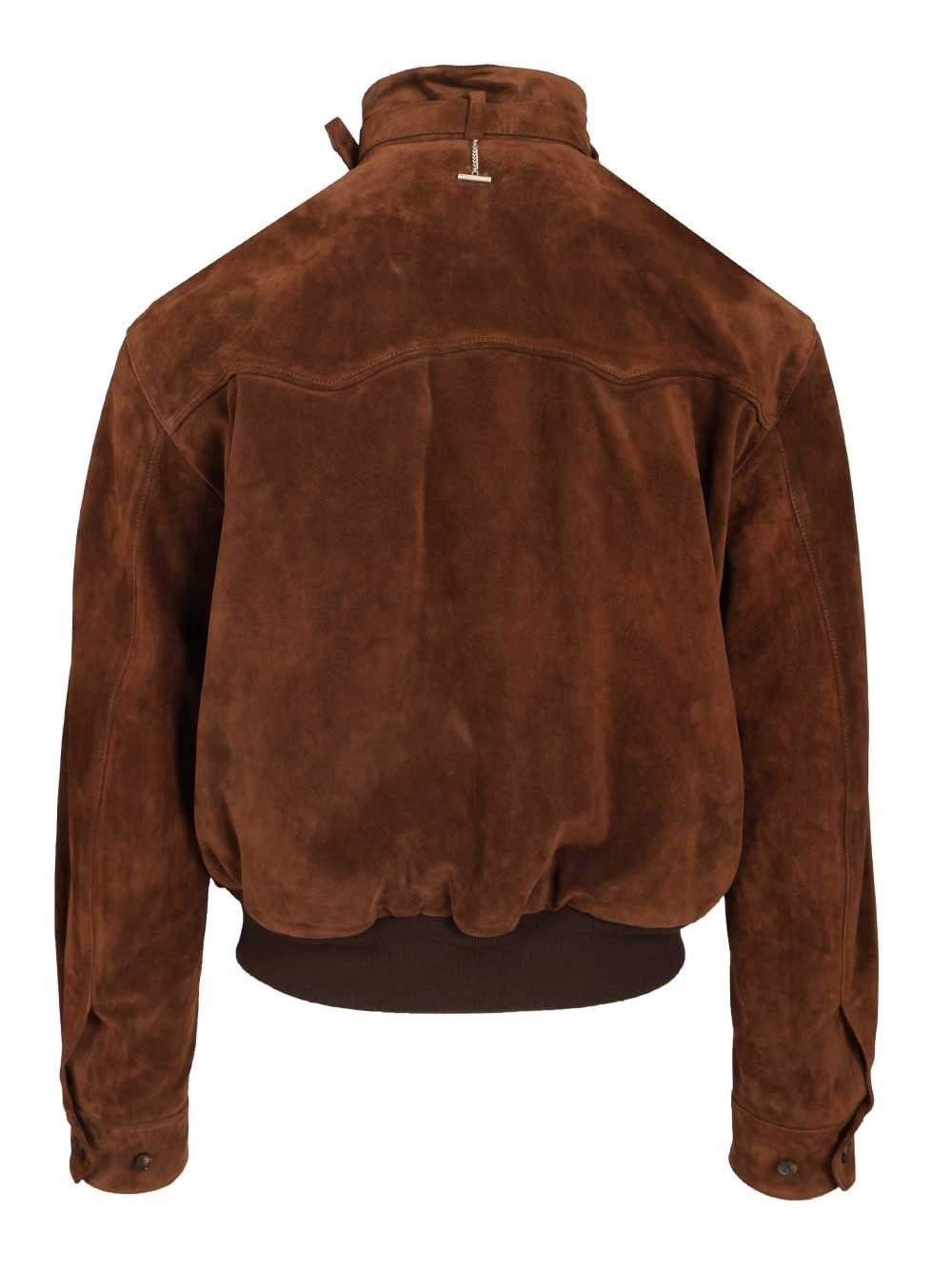 Mcqueen Men Suede Harrington Jacket ALEXANDER MCQUEEN