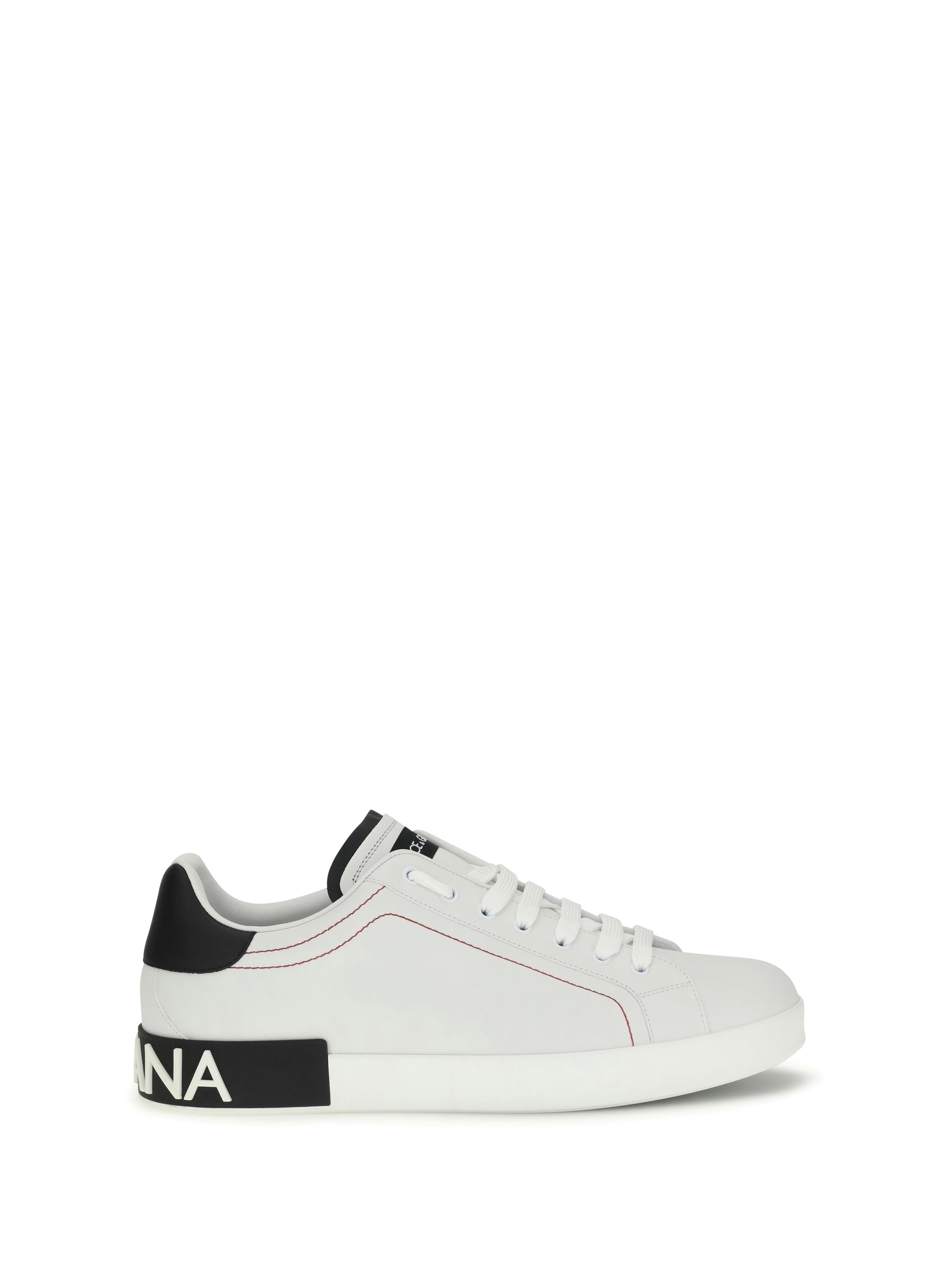 Dolce & Gabbana Men Portofino Leather Sneakers DOLCE & GABBANA