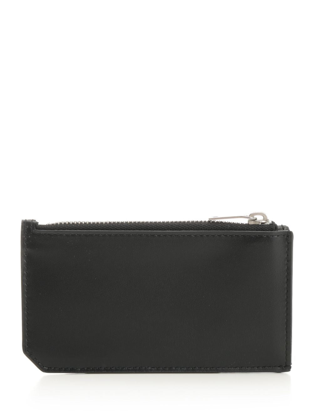 Saint Laurent Men "Fragments Tiny Cassandre" Card Holder SAINT LAURENT
