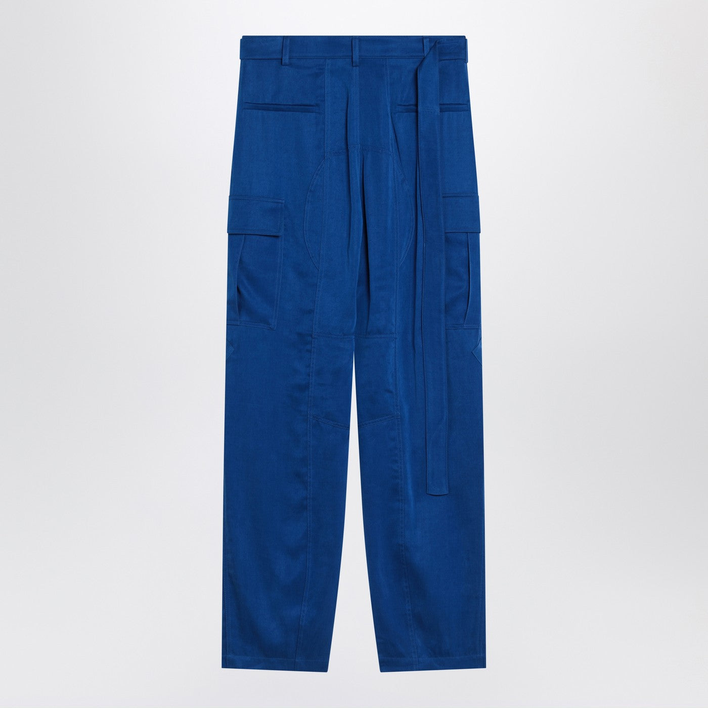 Ferragamo Electric Blue Cargo Trousers Women FERRAGAMO