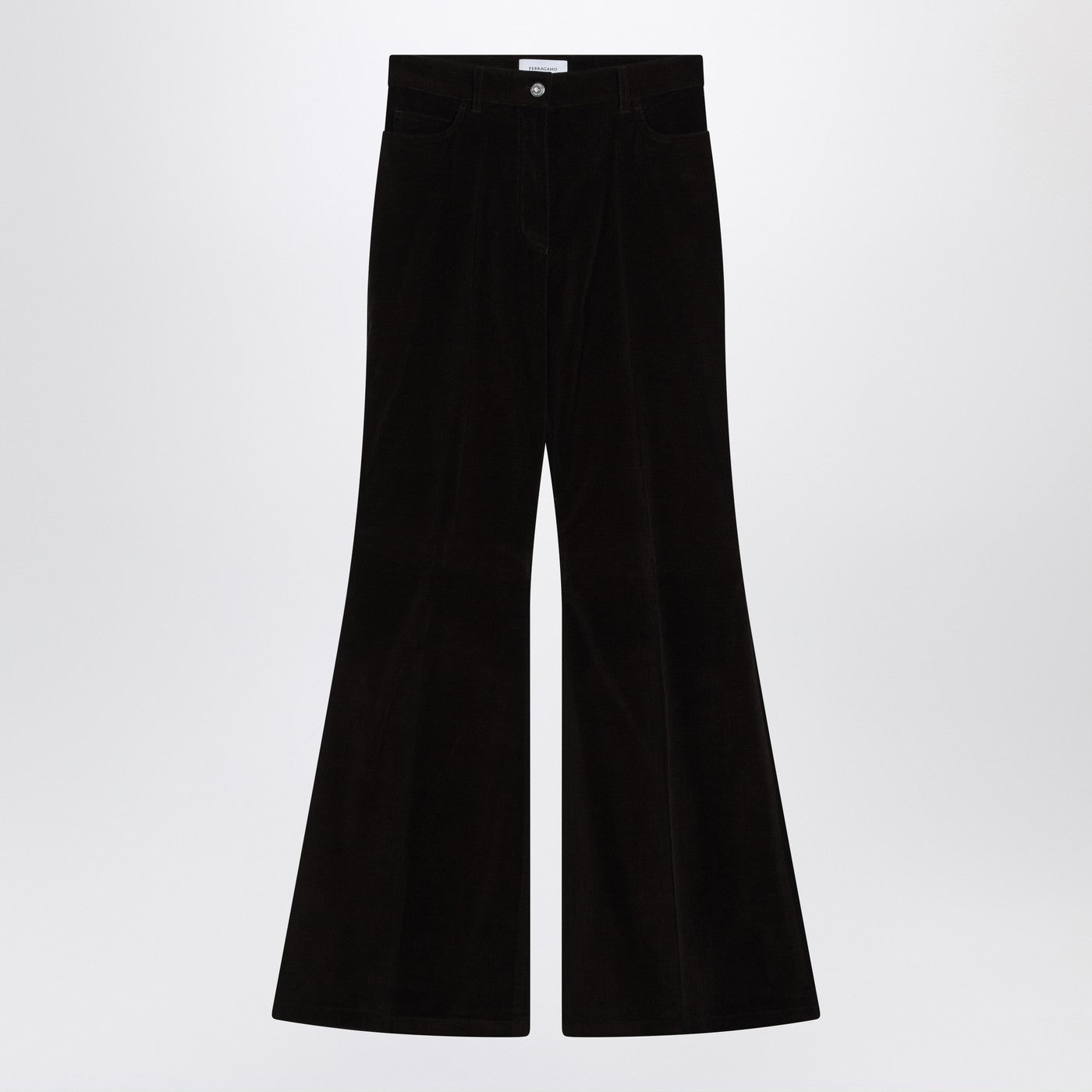 Ferragamo Espresso Flared Pants Women FERRAGAMO