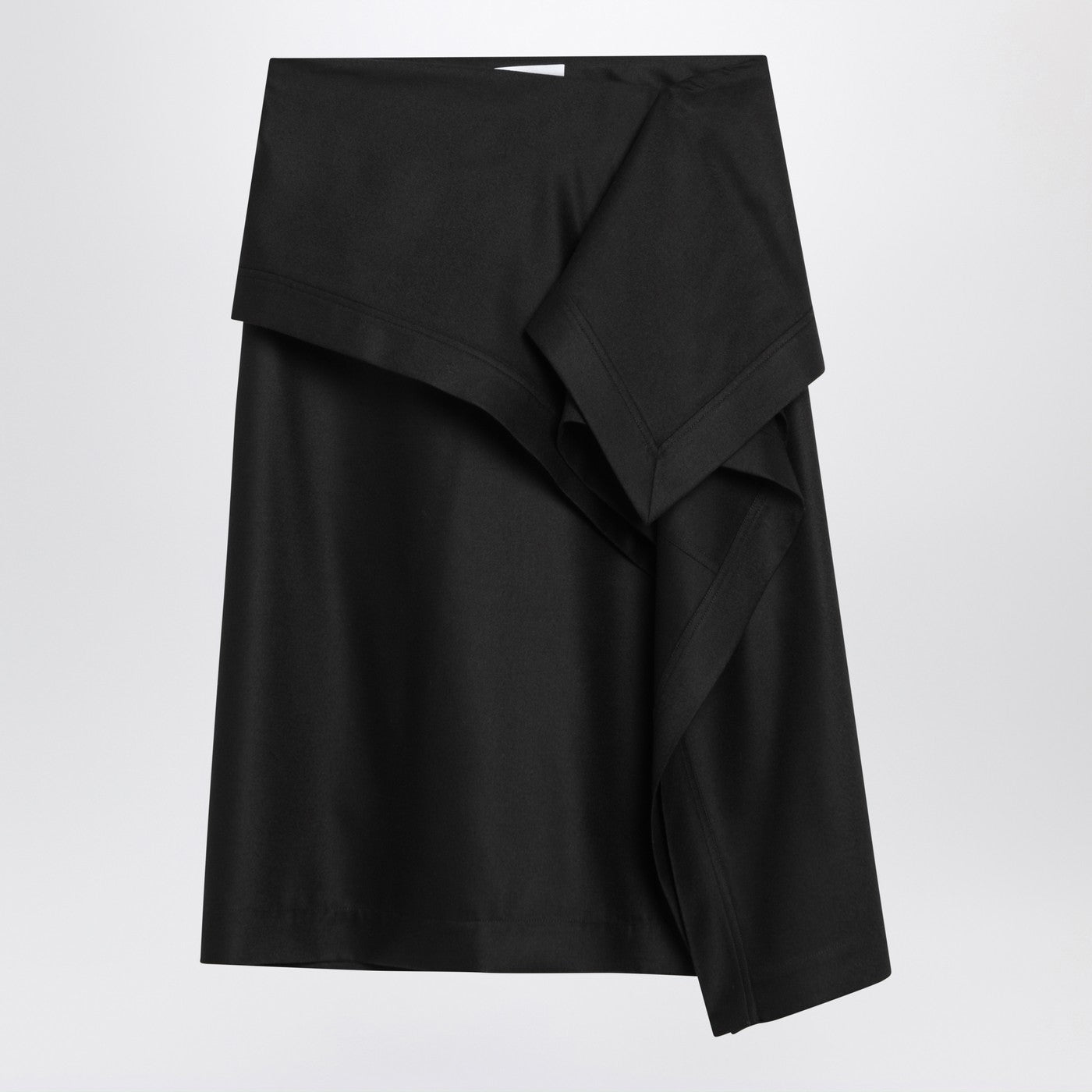 Ferragamo Asymmetric Black Skirt With Basque Women FERRAGAMO