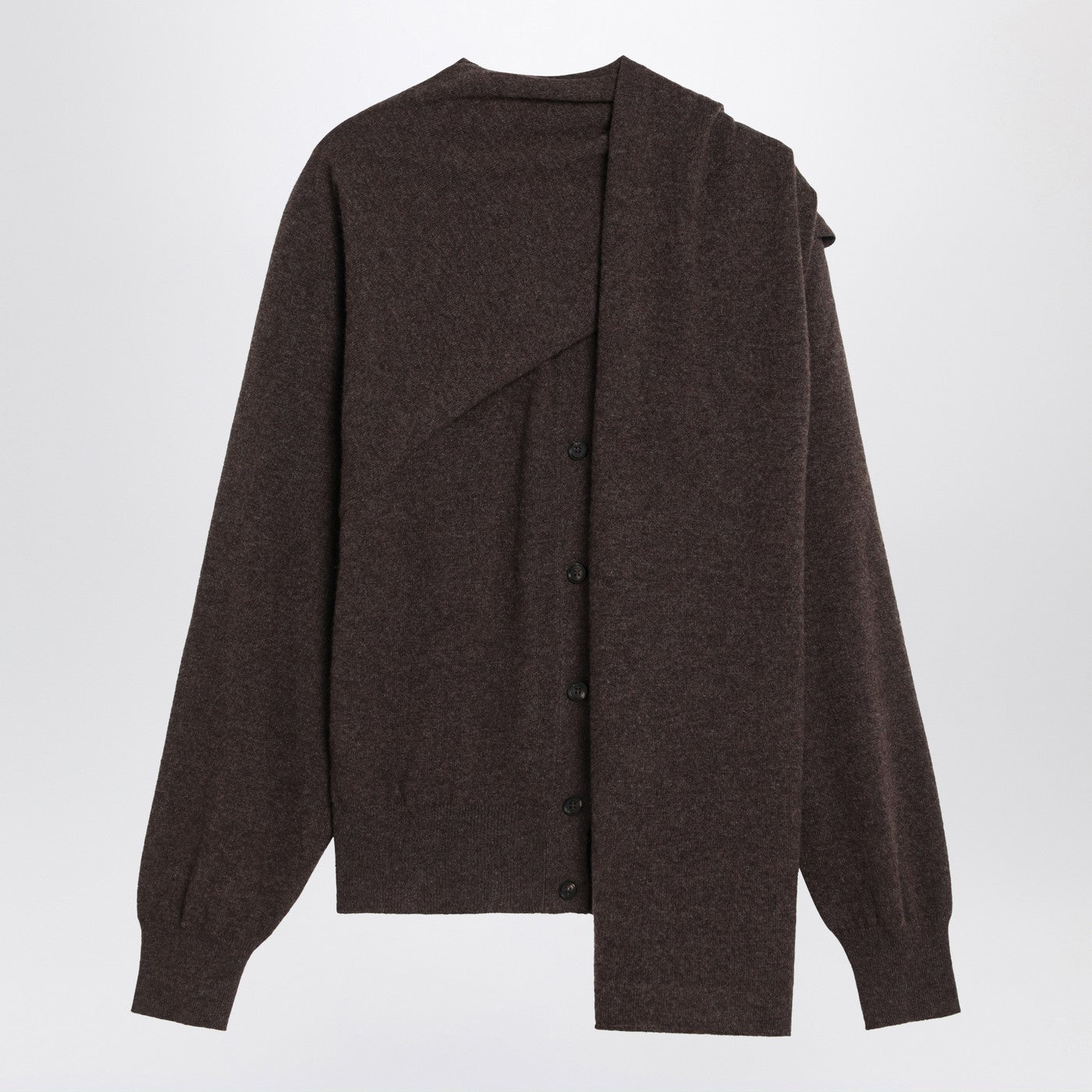 Ferragamo Clay Melange Cashmere Cardigan Women FERRAGAMO