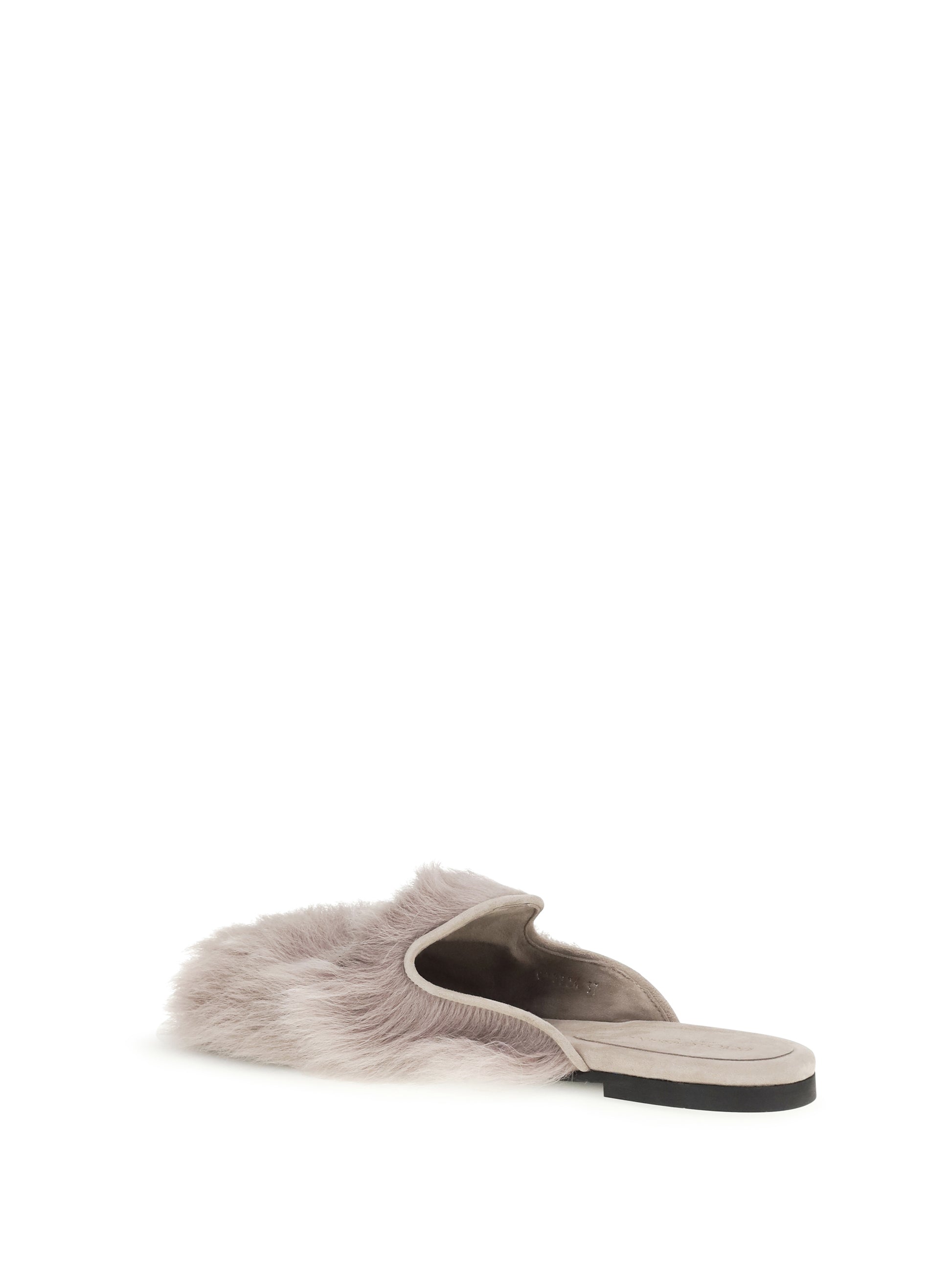 Dolce & Gabbana Women Sheepskin Mules DOLCE & GABBANA