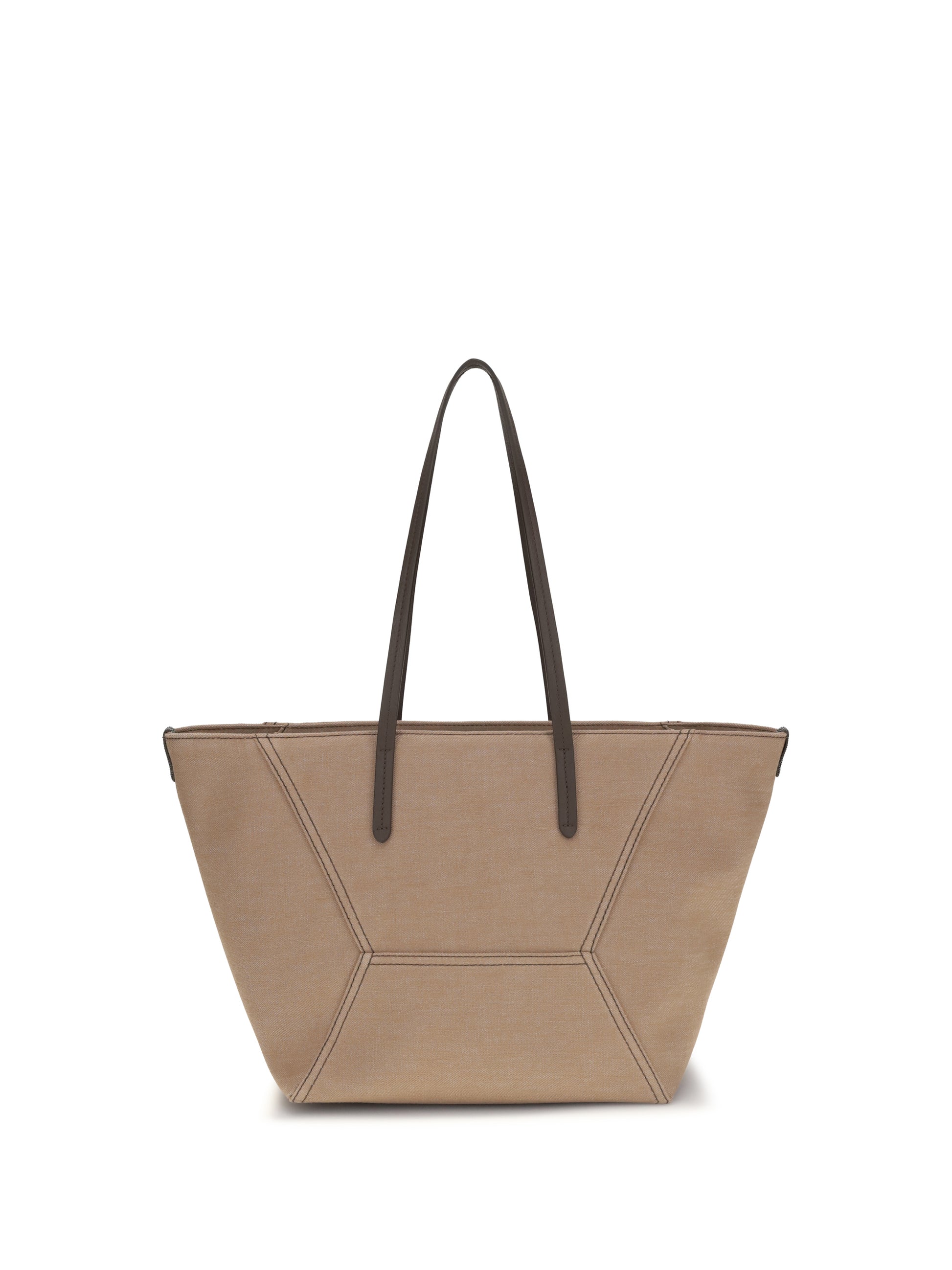 Brunello Cucinelli Women Canvas Shoulder Bag BRUNELLO CUCINELLI