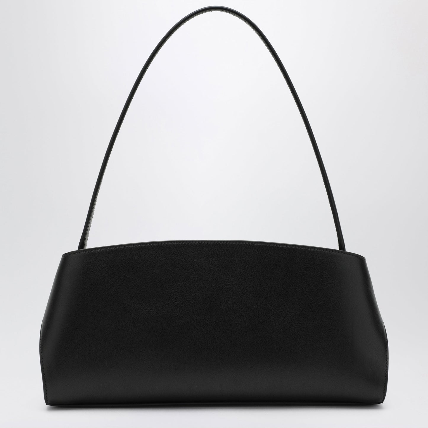 Ferragamo Hug East-West Black/Burgundy Calfskin Shoulder Bag Women FERRAGAMO
